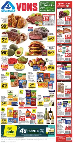Preview of Vons weekly ads valid from 11.03.2026