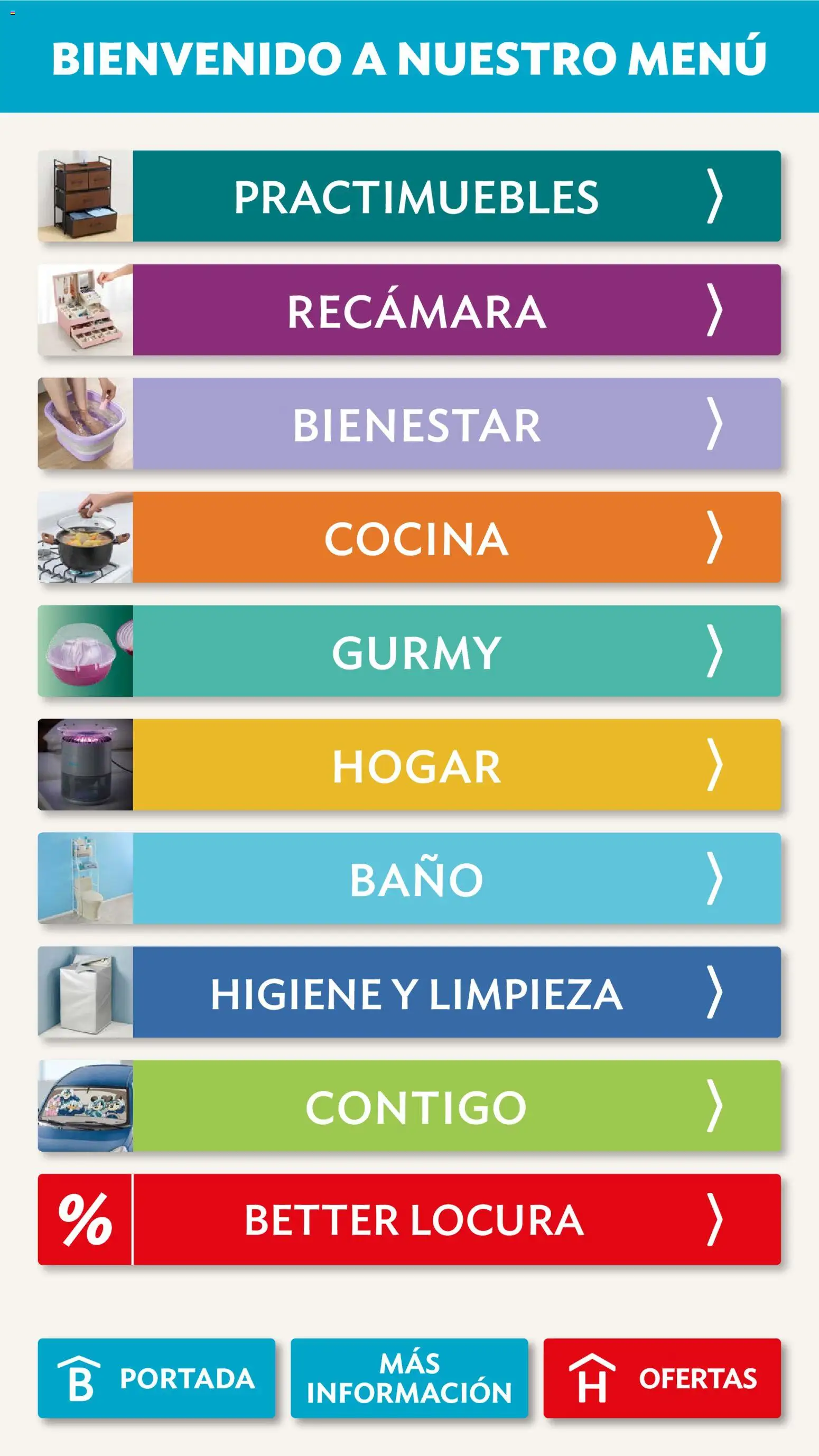 Nuevas ofertas de Betterware válidas en toda la República Mexicana desde el 04.05.2026. ¡Encuentra las mejores ofertas en Betterware campaña 5 2026! | Página: 9 | Productos: Cocina, Baño