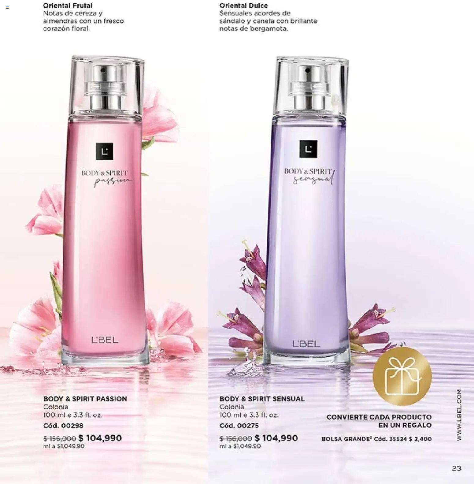 L'Bel revista - valida desde el 03.11.2025 | Página: 23 | Productos: Almendras, Bolsa, Body