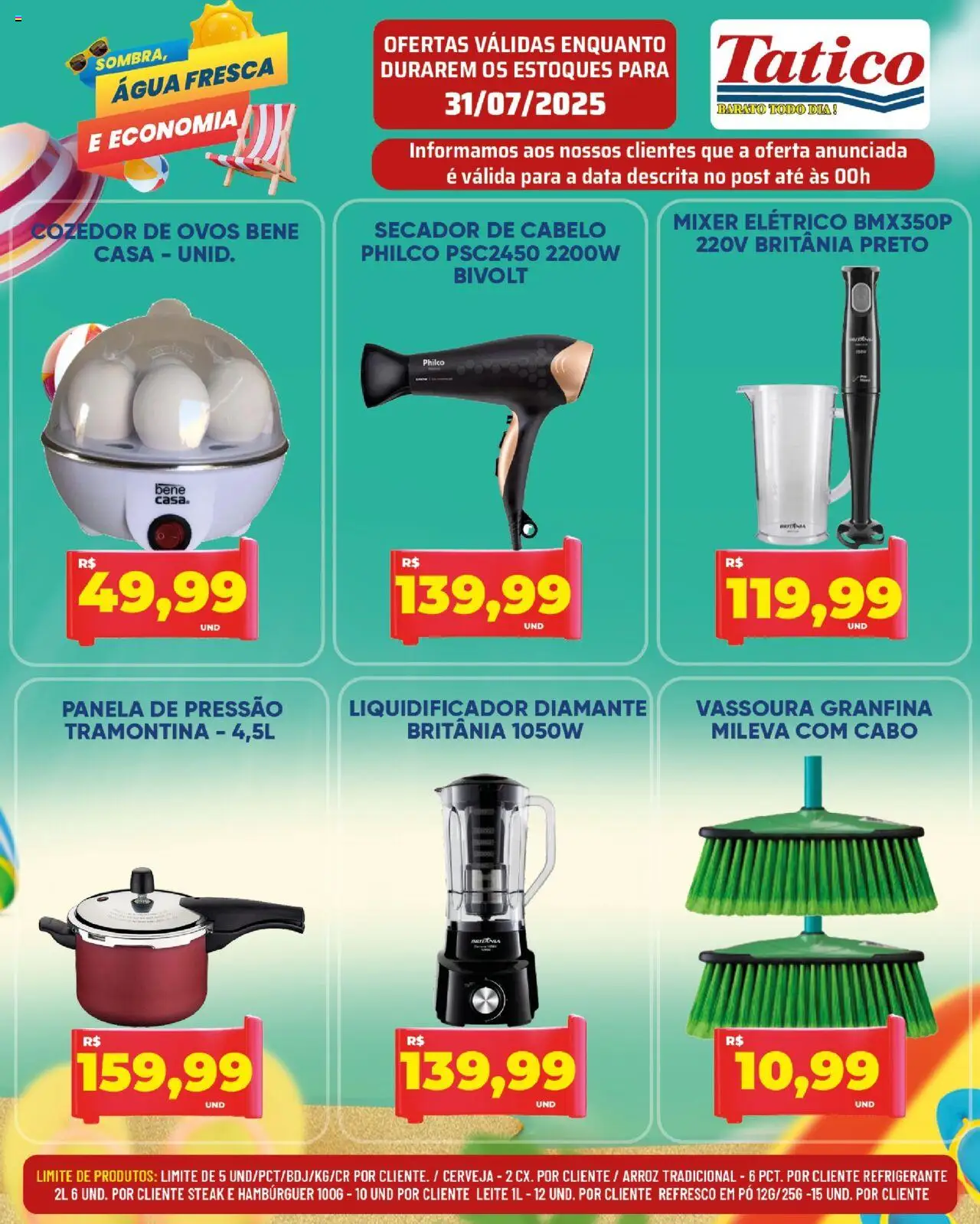 Tatico Folheto - válido de 31.07.2025 | Página: 25 | Produtos: Pó, Refresco, Liquidificador, Refrigerante