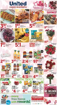 Preview of United Supermarkets weekly ads valid from 10.02.2026