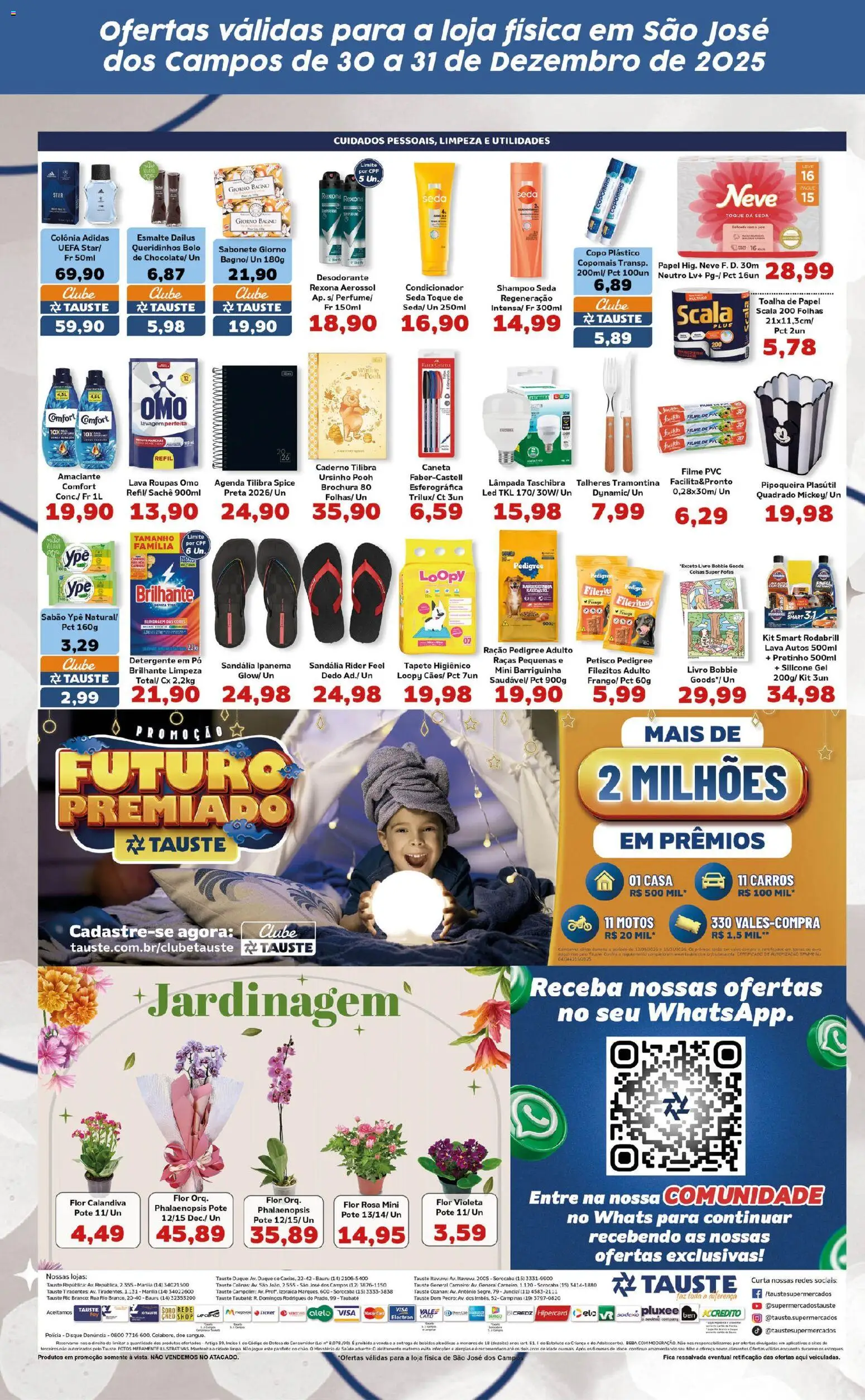 Tauste Folheto - válido de 30.12.2025 | Página: 5 | Produtos: Shampoo, Roupas, Sabonete, Rexona