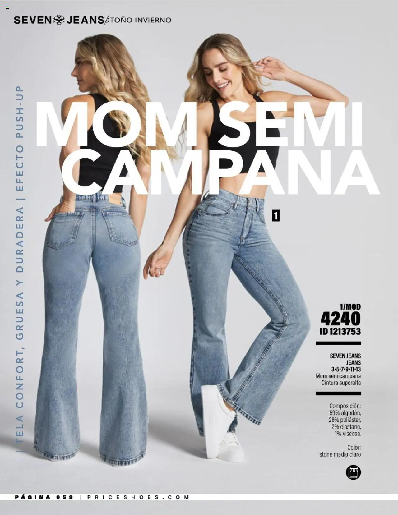 Nuevas ofertas de Price Shoes válidas en toda la República Mexicana desde el 05.08.2025. ¡Encuentra las mejores ofertas en Price Shoes - Catálogo Jeans ! | Página: 58 | Productos: Campana