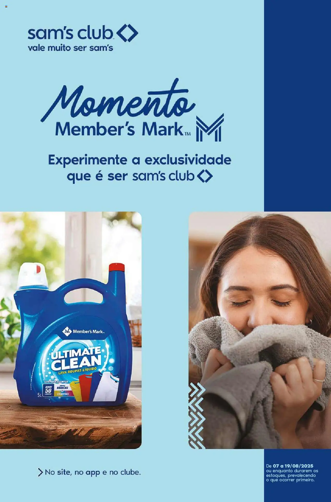 Sam's Club Folheto - válido de 07.08.2025 | Página: 1 | Produtos: Roupas