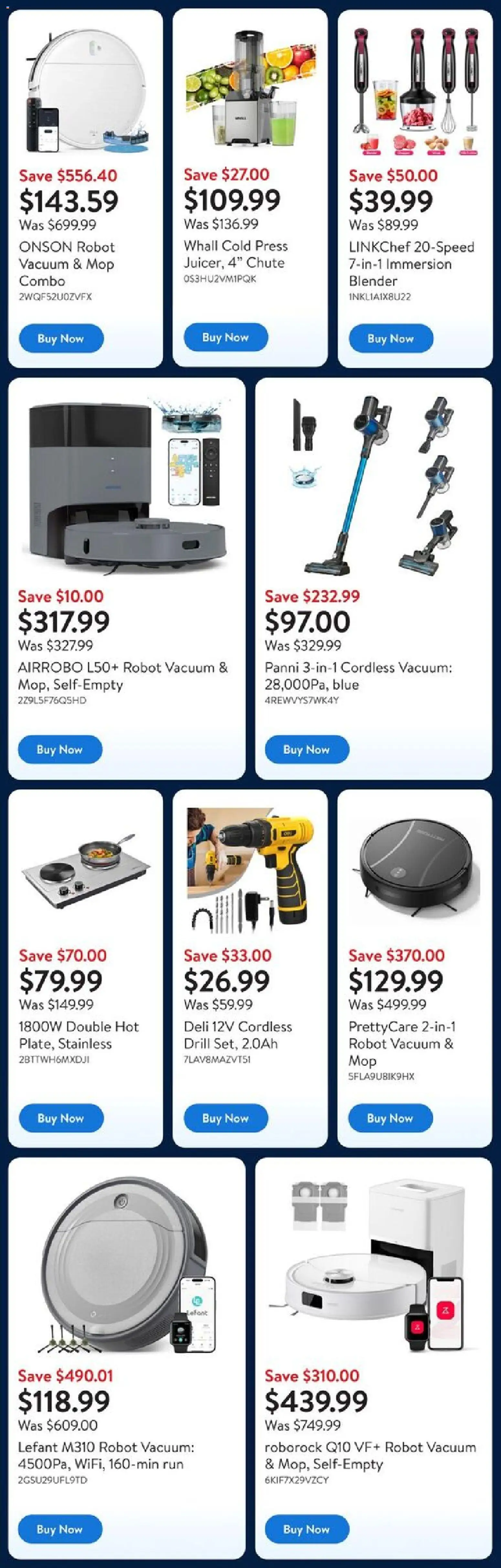 Walmart flyer valid from 06.11.2025 | Page: 6 | Products: Robot