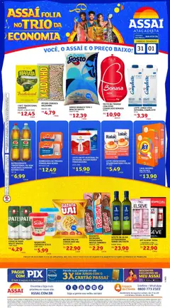 Encarte Assaí Atacadista - TO - Pré-Visualização do folheto da loja Assaí Atacadista, válido de 31.01.2026