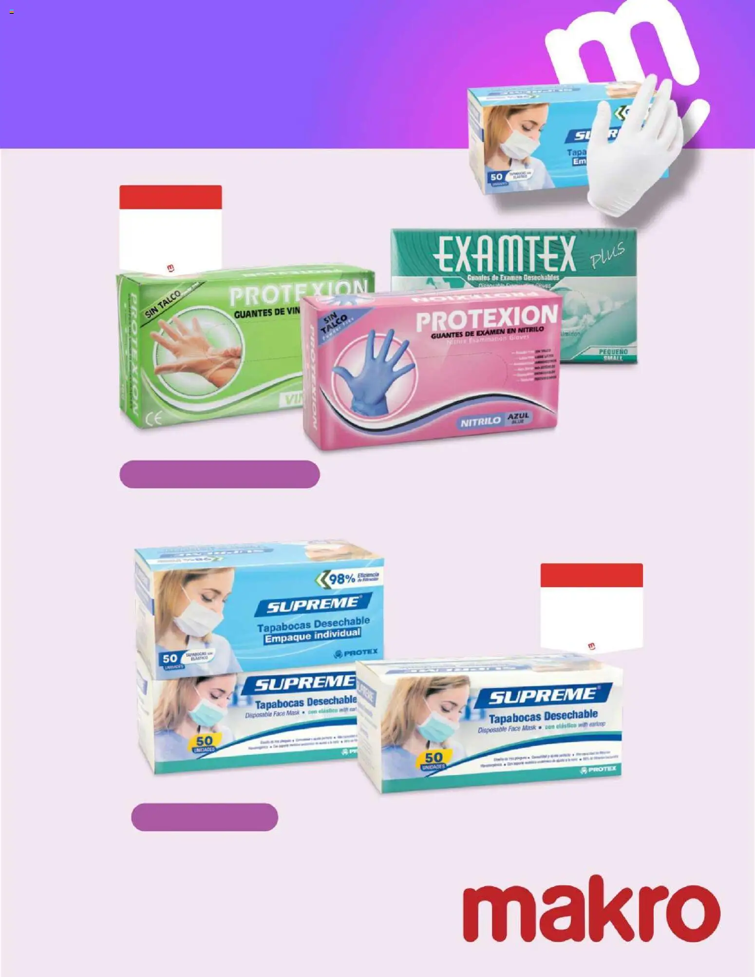 Makro revista - valida desde el 26.02.2026 | Página: 34 | Productos: Guantes, Individual, Tapabocas