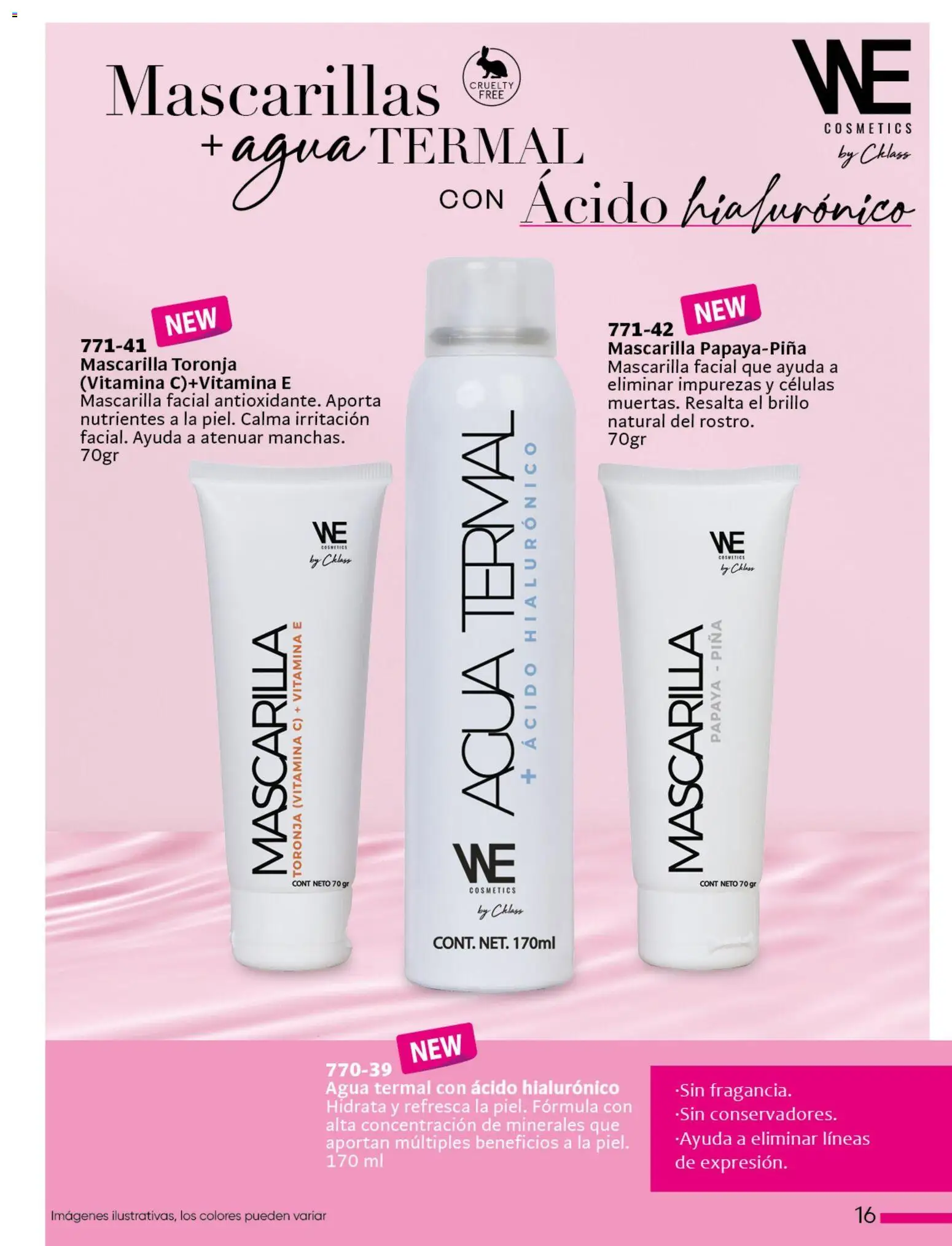 Nuevas ofertas de Cklass válidas en toda la República Mexicana desde el 02.01.2026. ¡Encuentra las mejores ofertas en Cklass catálogo Home! | Página: 58 | Productos: Agua, Brillo, Toronja, Piña