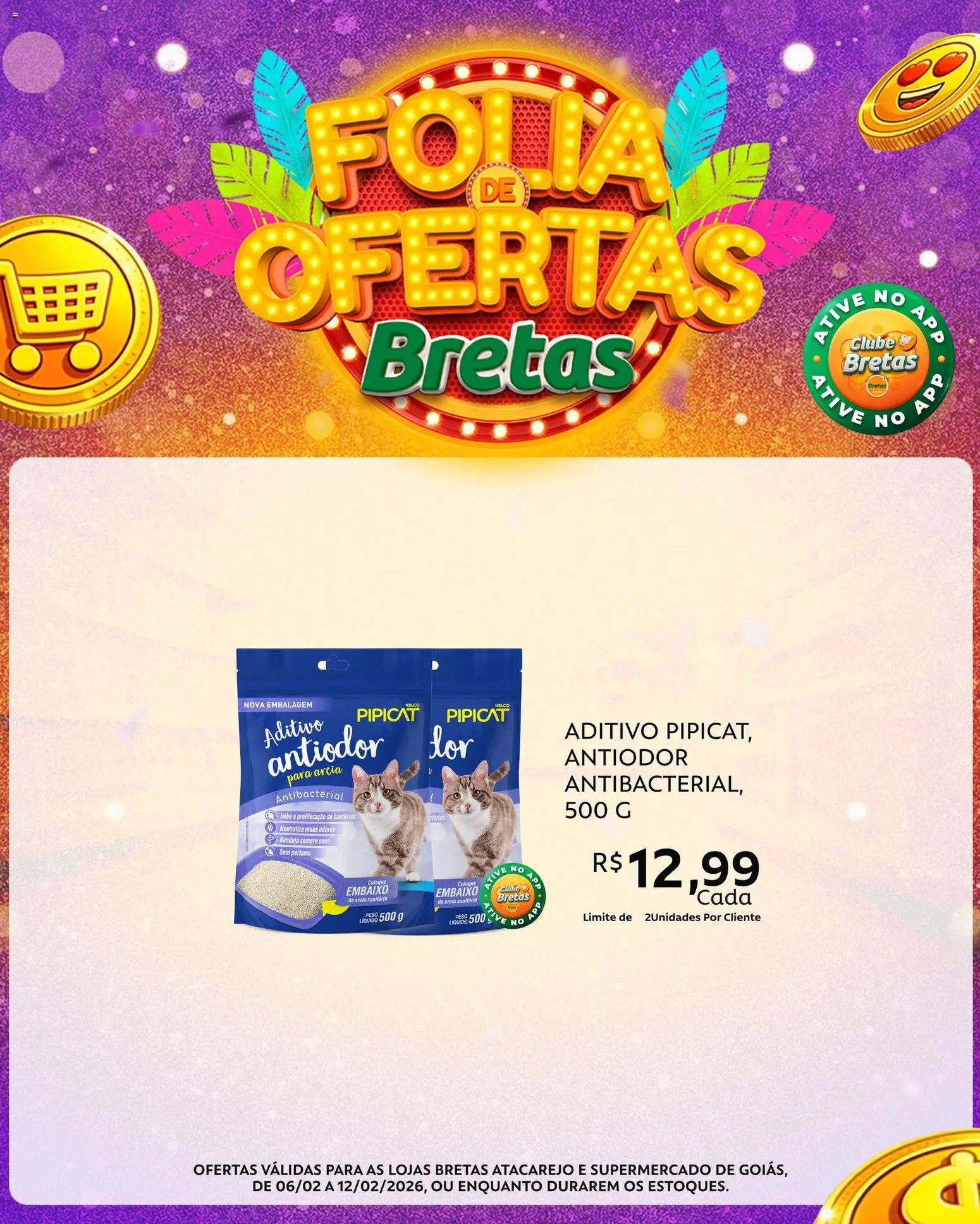 Bretas Folheto - válido de 06.02.2026 | Página: 8 | Produtos: Perfume, Areia, Bandeja