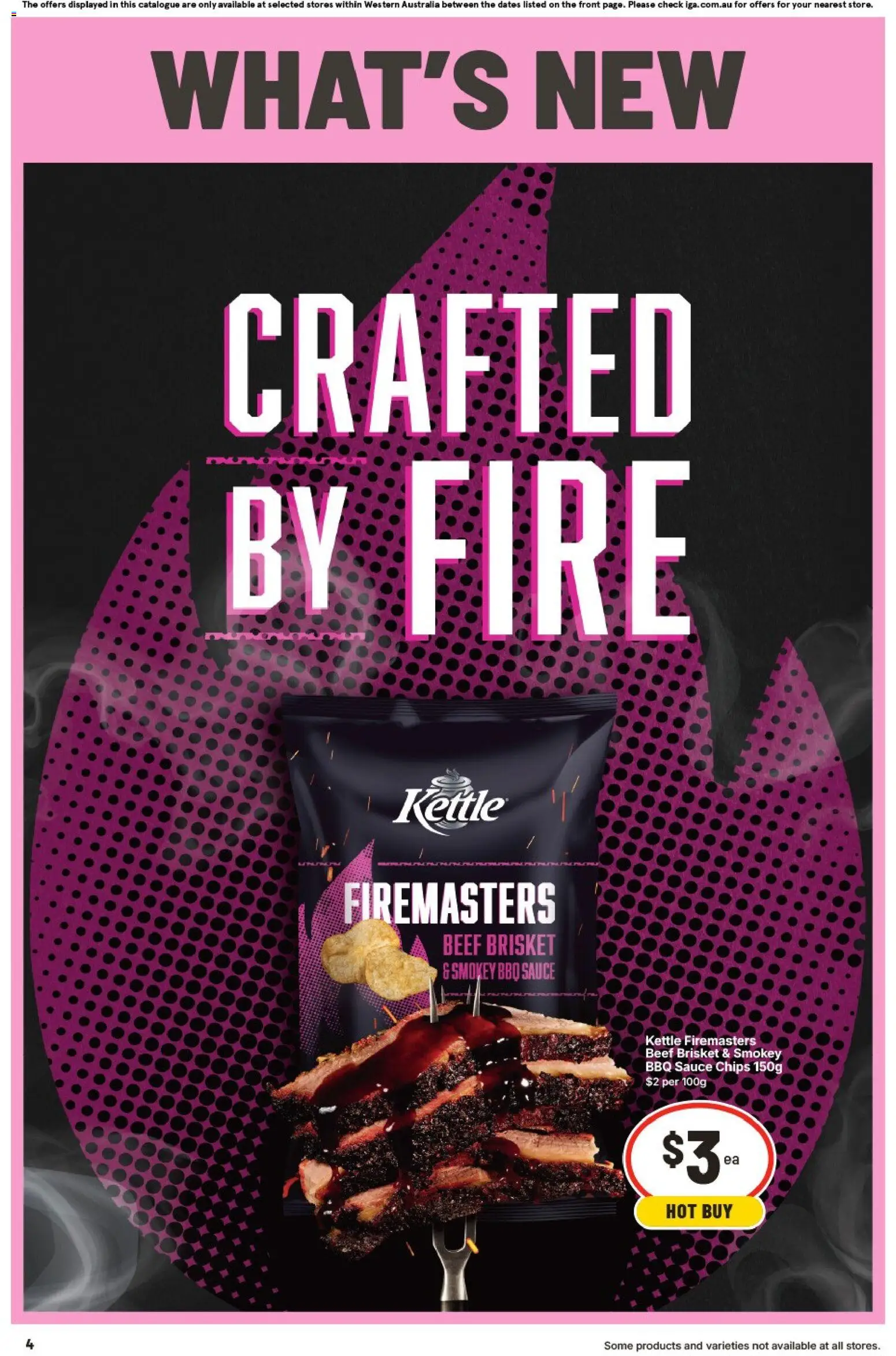IGA catalogue - valid from 25.02.2026 | Page: 4 | Products: BBQ Sauce, Chips, Sauce, Kettle