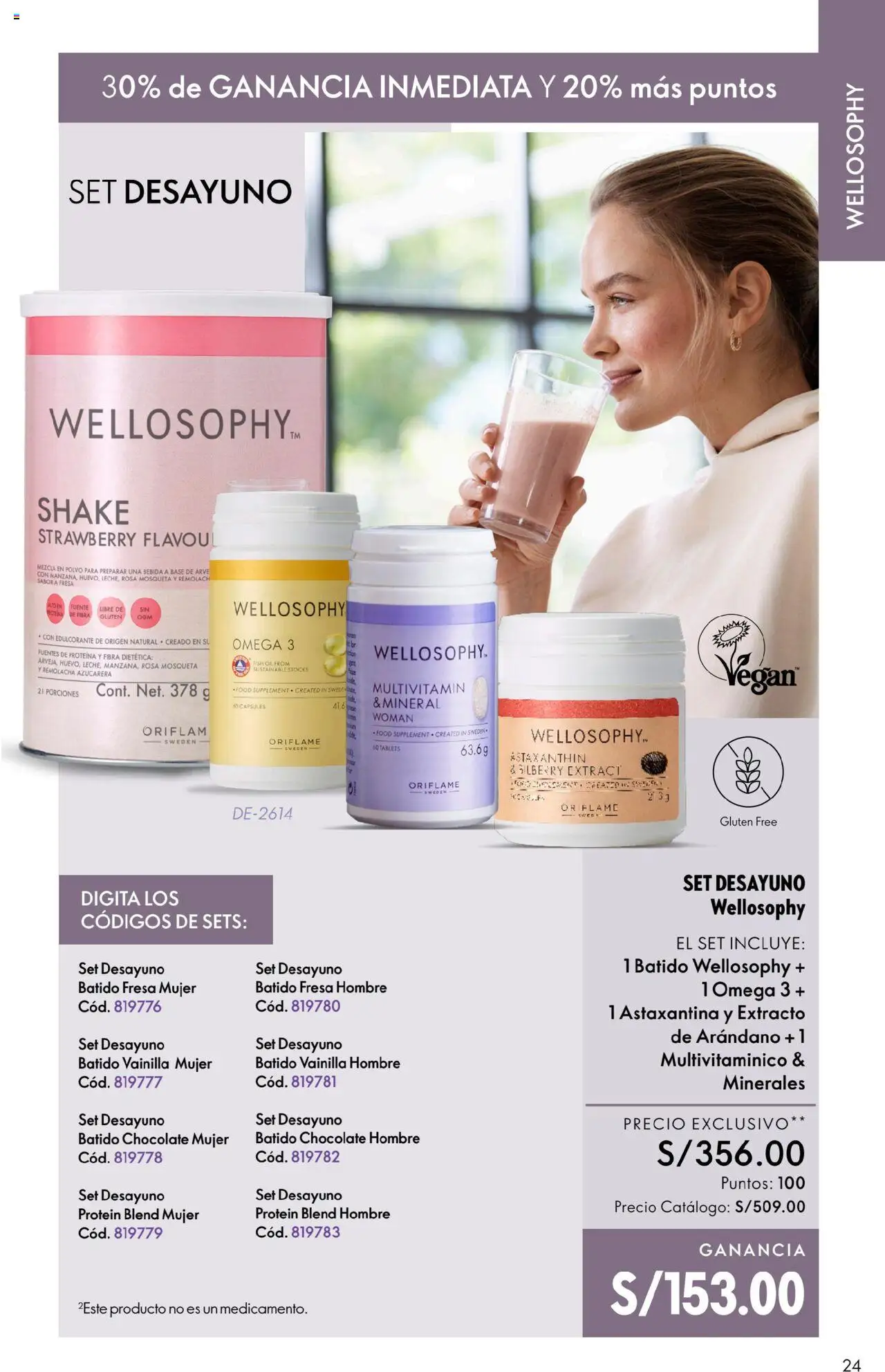 Catálogo Oriflame válido desde 12.07.2025 | Página: 24 | Productos: Chocolate, Polvo