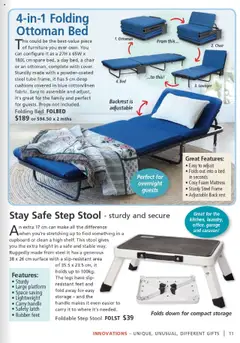 Innovations catalogue - valid from 09.04.2025 | Page: 11 | Products: Cupboard, Stool, Safe, Bed