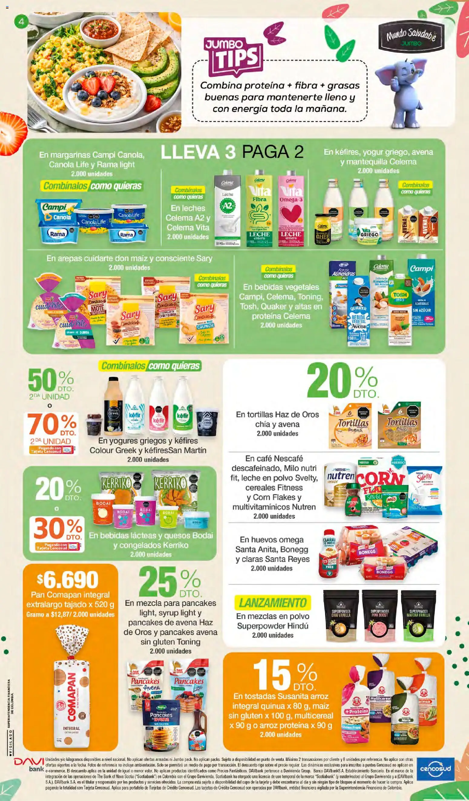 Jumbo revista - valida desde el 15.01.2026 | Página: 4 | Productos: Cereales, Banco, Sobre, Maiz