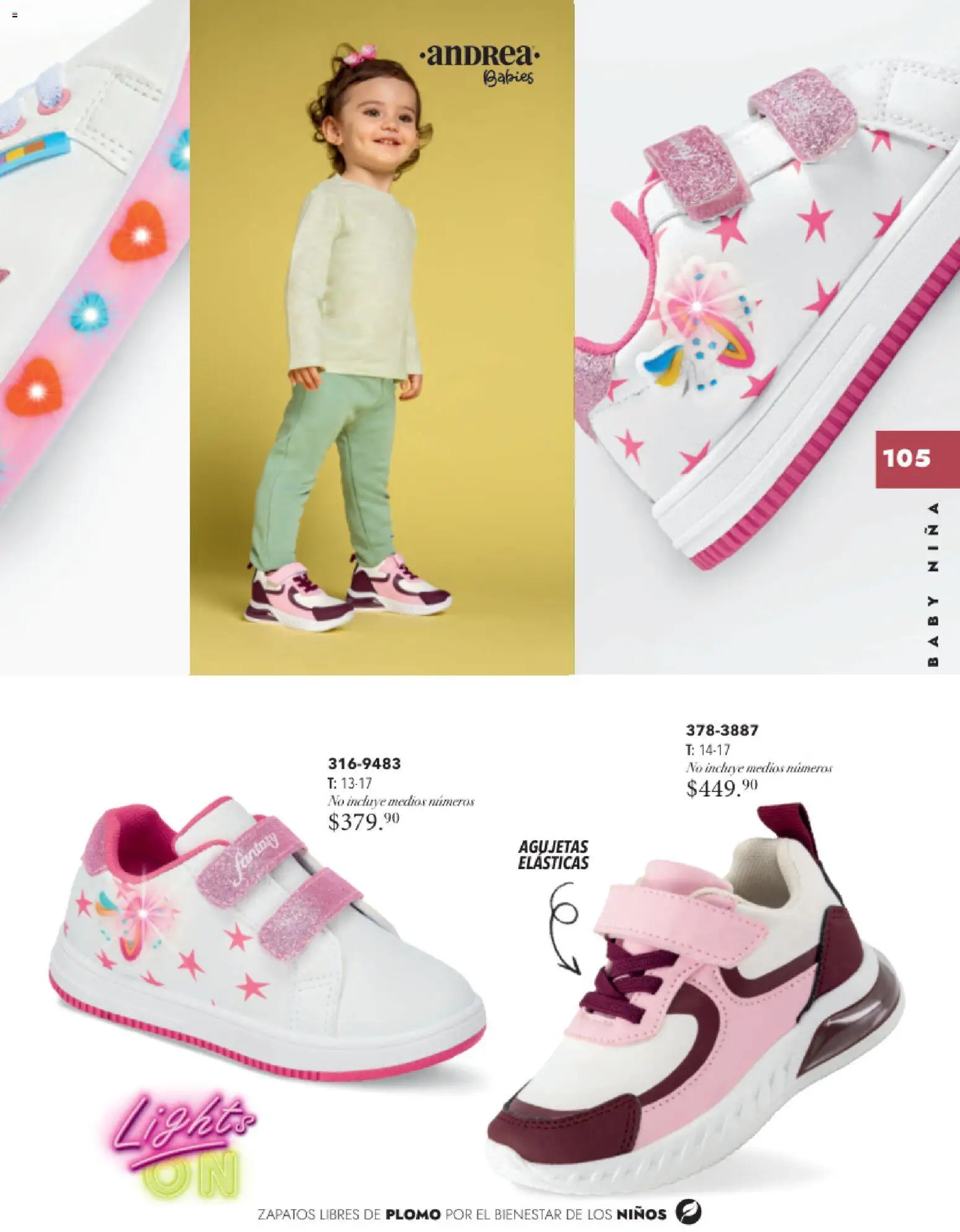 Nuevas ofertas de Andrea válidas en toda la República Mexicana desde el 26.11.2025. ¡Encuentra las mejores ofertas en Andrea catálogo Infantil Baby otoño 2025! | Página: 17 | Productos: Zapatos
