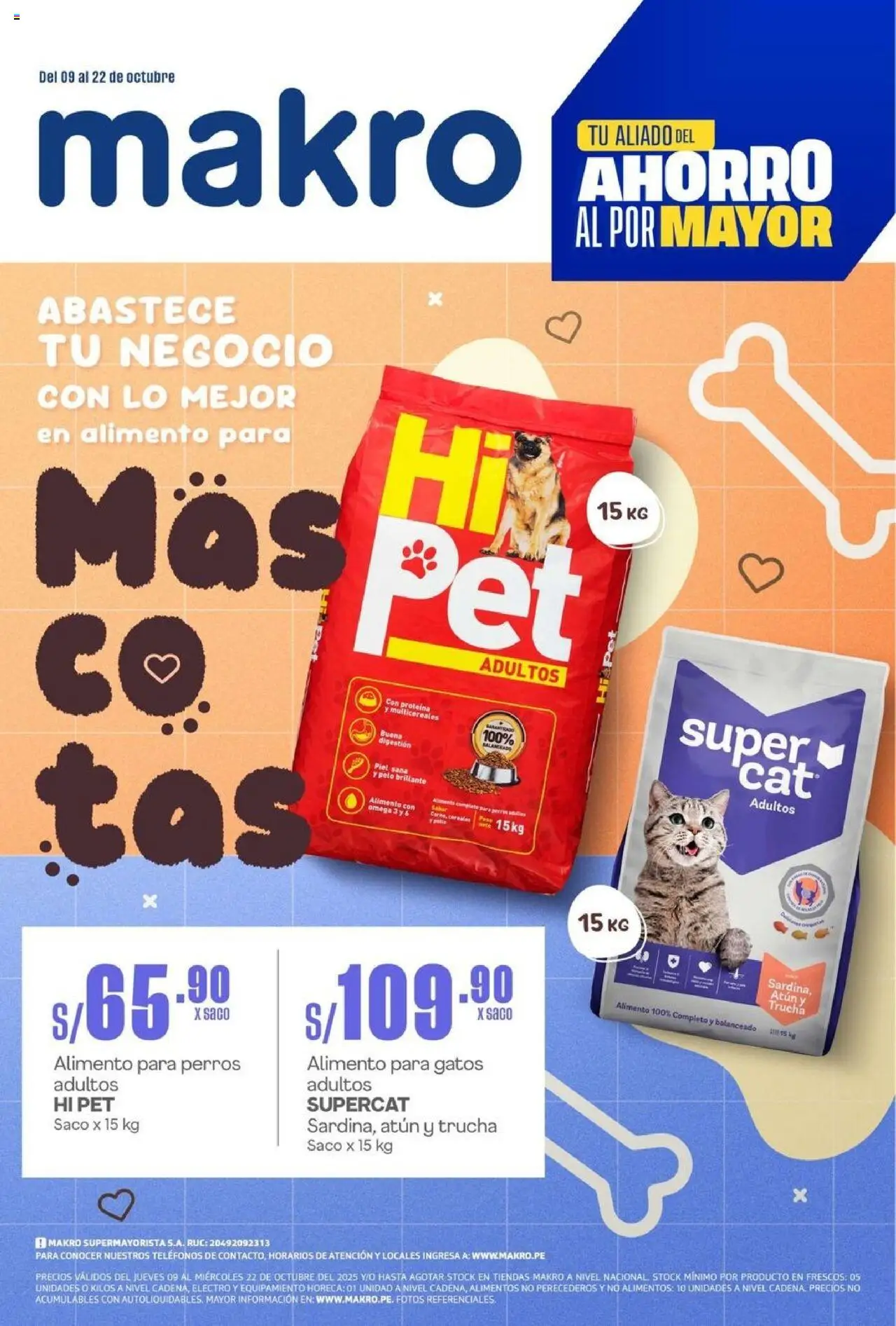 Catálogo Makro válido desde 09.10.2025 | Página: 1 | Productos: Saco
