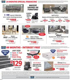 Preview of ABC Warehouse weekly ads valid from 05.04.2026 | Page: 4 | Products: Bedroom set, Table, Chair, Date