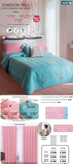 Vista previa de Colchas Concord Buen Fin, nuevo folleto de la tienda, válido en México a partir del 01.11.2025 | Página: 27 | Productos: Juego, Funda, Sabanas, Cortinas