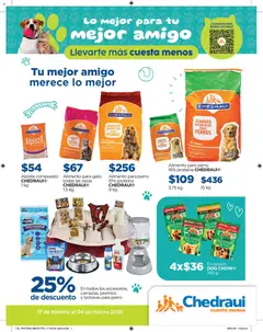 Vista previa de Chedraui folleto Lo mejor para tu mejor amigo, nuevo folleto de la tienda, válido en México a partir del 17.02.2026