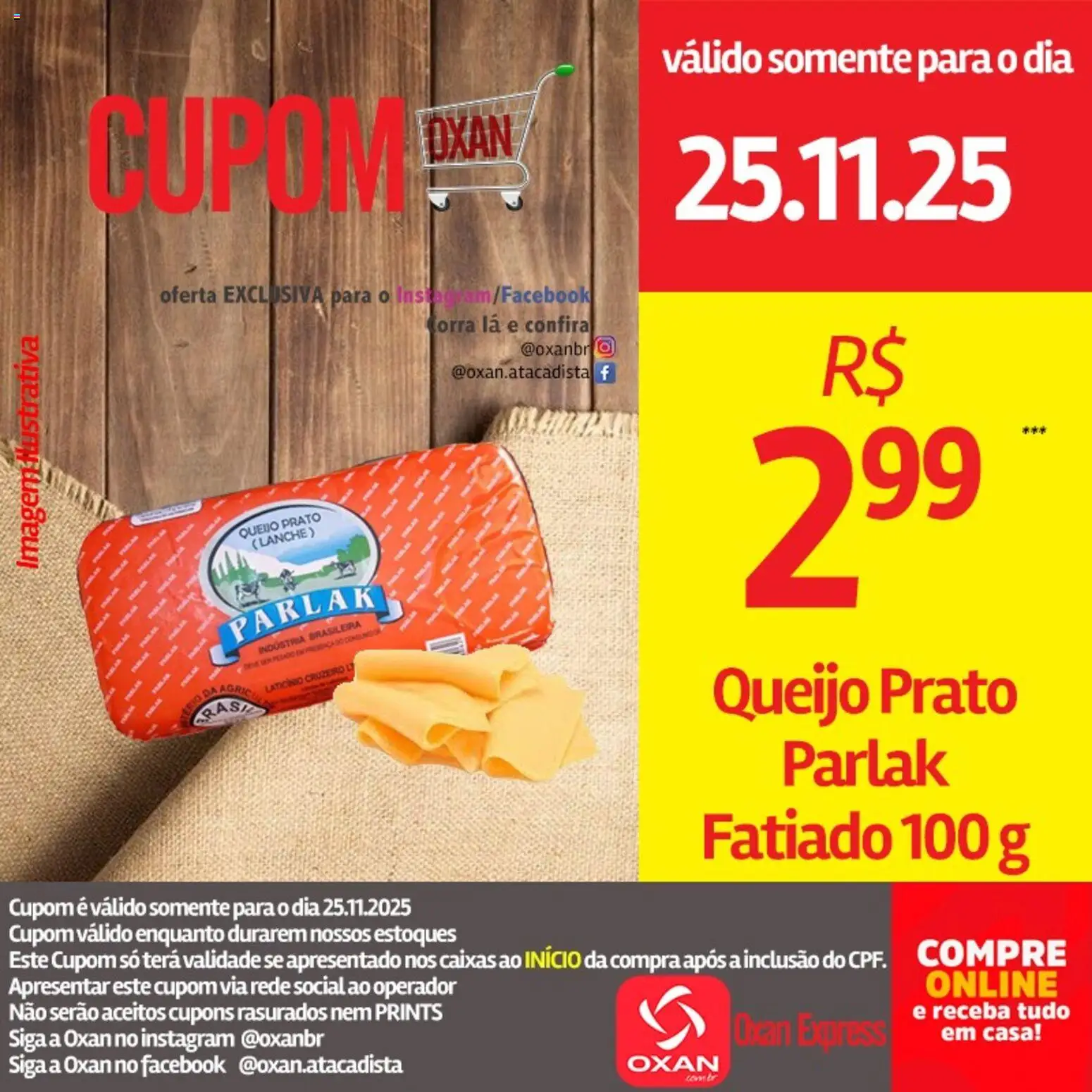 Oxan Atacadista Folheto - válido de 25.11.2025 | Página: 20 | Produtos: Queijo