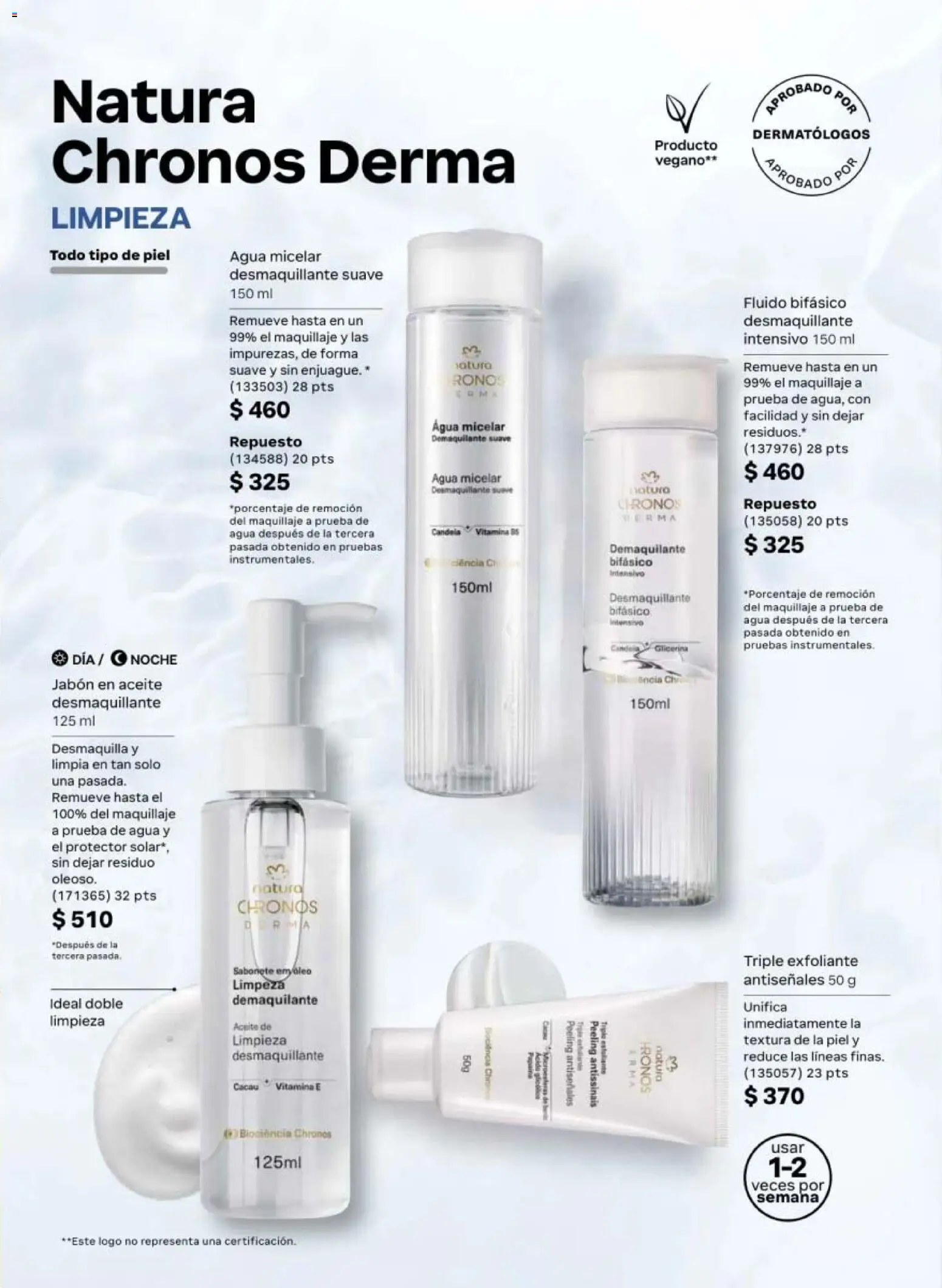 Nuevas ofertas de Natura válidas en toda la República Mexicana desde el 02.04.2026. ¡Encuentra las mejores ofertas en Natura campaña 6 2026! | Página: 101 | Productos: Agua, Maquillaje, Peeling, Protector solar