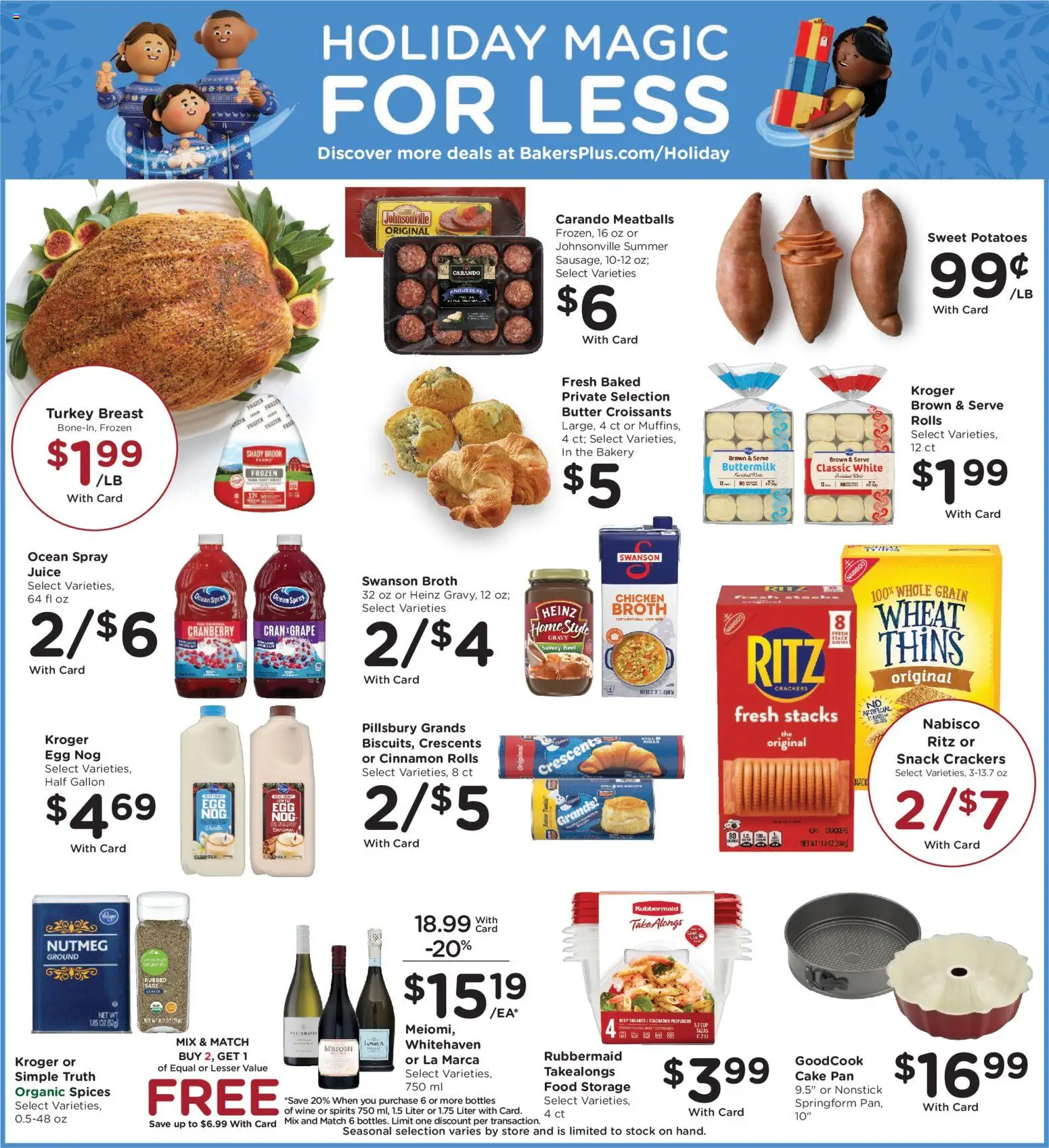 Baker's Weekly Ad - valid from 10.12.2025 | Page: 6 | Products: Pan, Juice, Spices, Potatoes