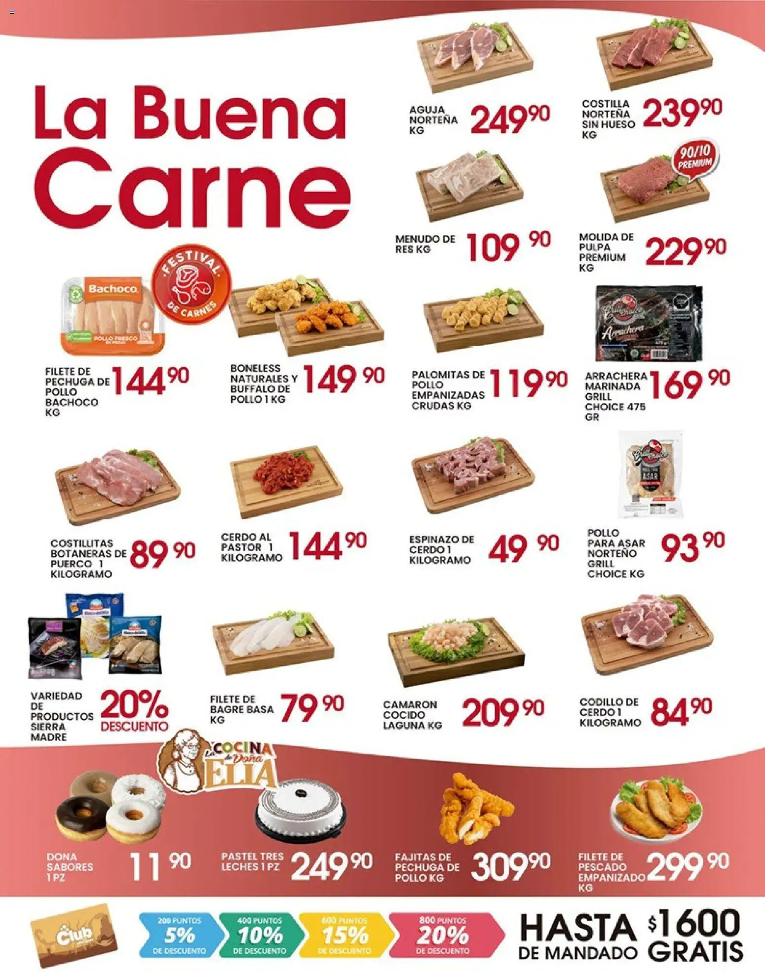 Nuevas ofertas de Alsuper válidas en toda la República Mexicana desde el 24.04.2026. ¡Encuentra las mejores ofertas en Alsuper folleto Durango! | Página: 2 | Productos: Pollo, Pastel, Cerdo, Res