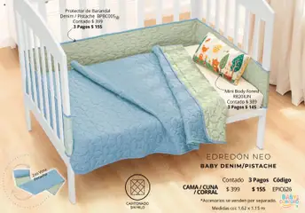 Vista previa de Colchas Concord catálogo Baby, nuevo folleto de la tienda, válido en México a partir del 01.05.2026 | Página: 6 | Productos: Cama, Body, Cuna