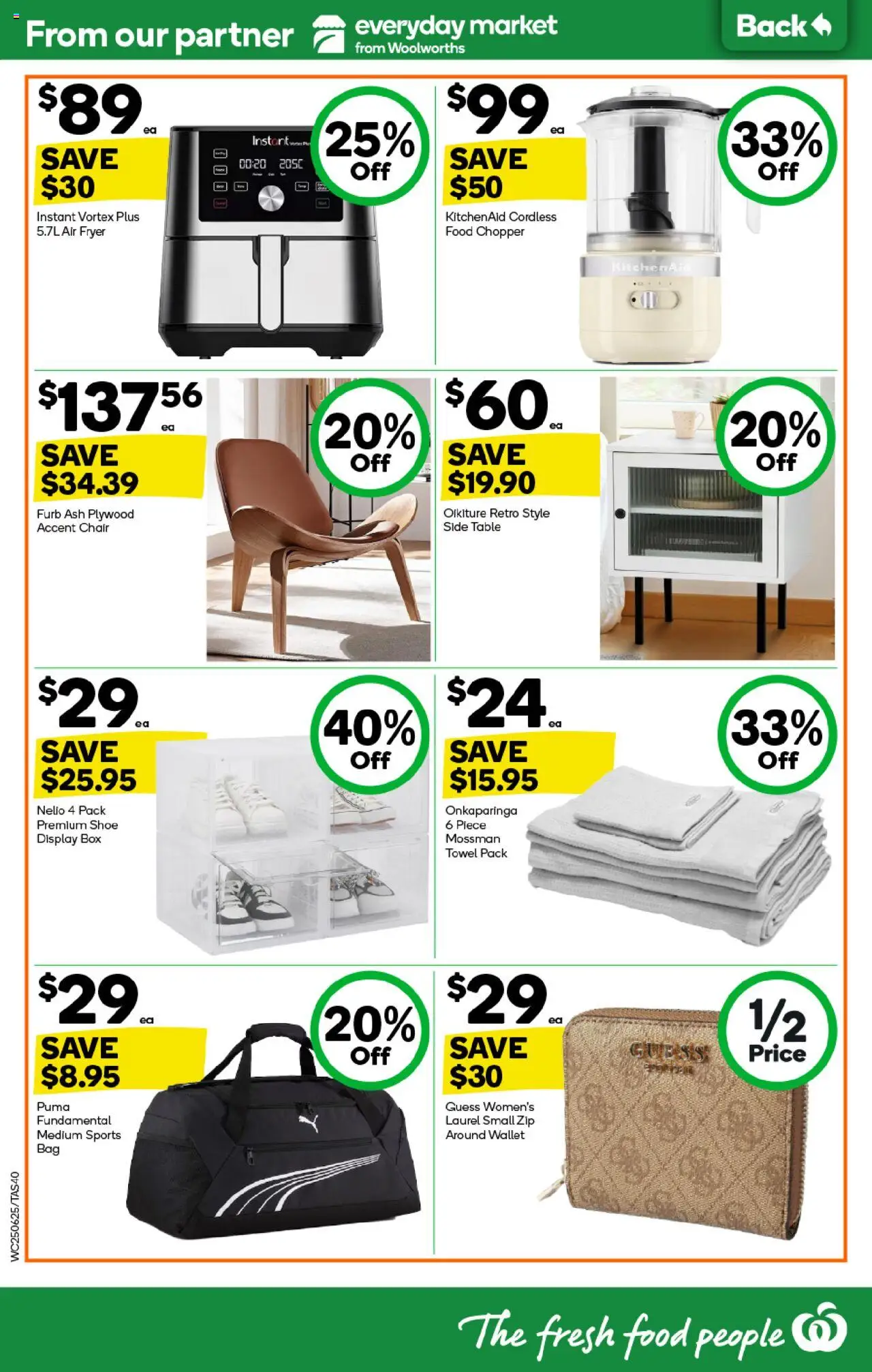 Woolworths catalogue - valid from 25.06.2025 | Page: 40 | Products: Table, Chair, Box, Wallet