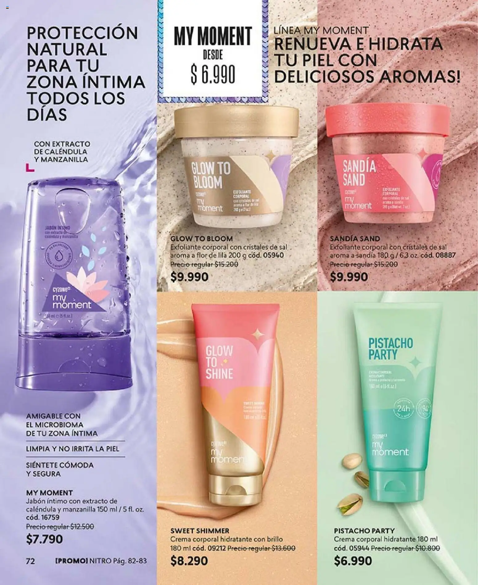 Catálogo CyZone Campaña 3 │ válido desde el 01.02.2026 | Página: 84 | Productos: Sal, Exfoliante corporal, Brillo, Crema