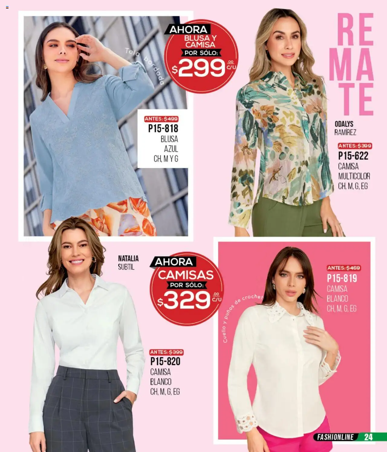 Nuevas ofertas de Cklass válidas en toda la República Mexicana desde el 13.08.2025. ¡Encuentra las mejores ofertas en Cklass - Catálogo Remate Total Ropa! | Página: 25 | Productos: Blusa, Camisa