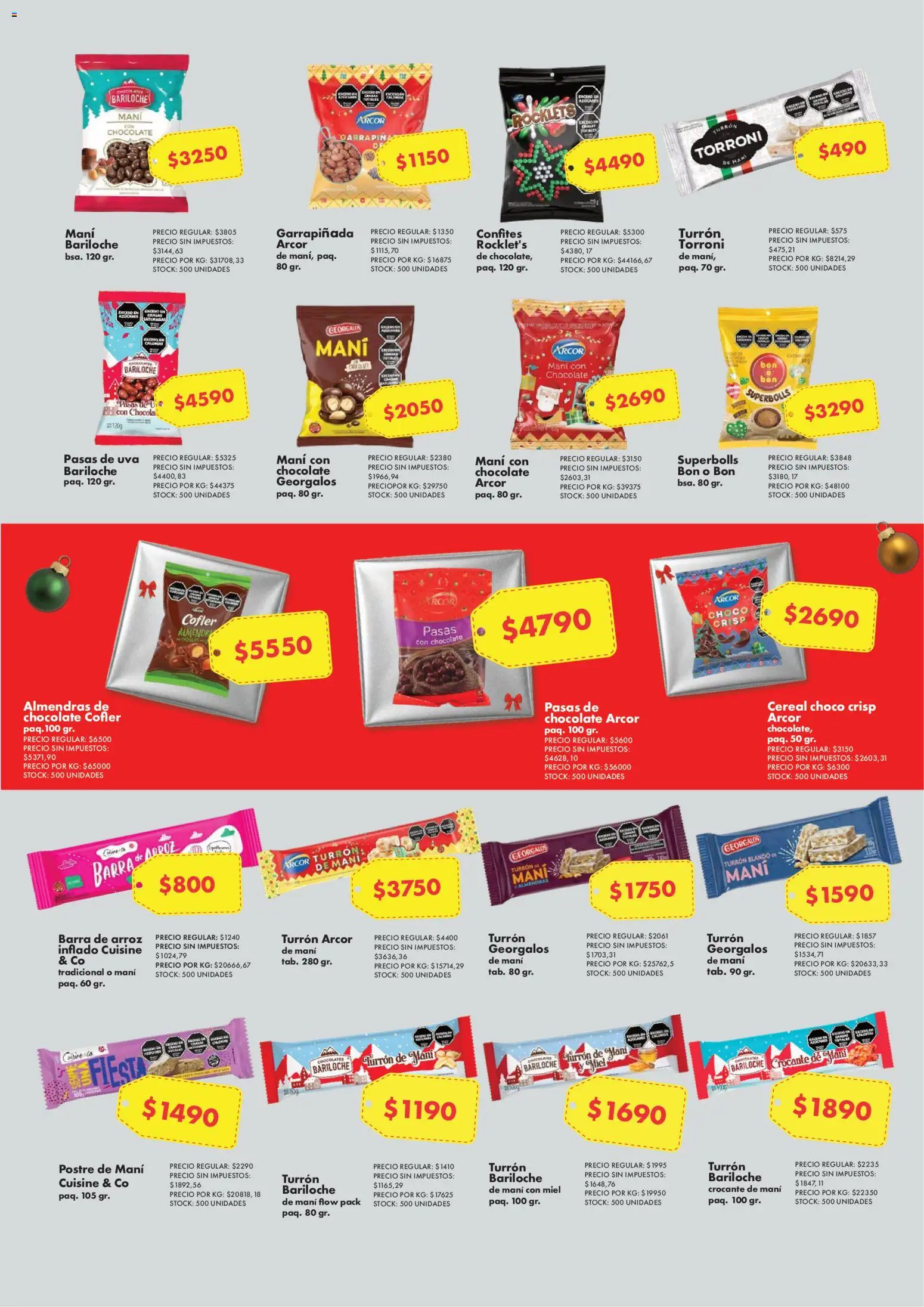 Vea - Especial Navidad  │ válido desde el 15.12.2025 | Página: 4 | Productos: Pasas de uva, Chocolate, Arroz, Turrón