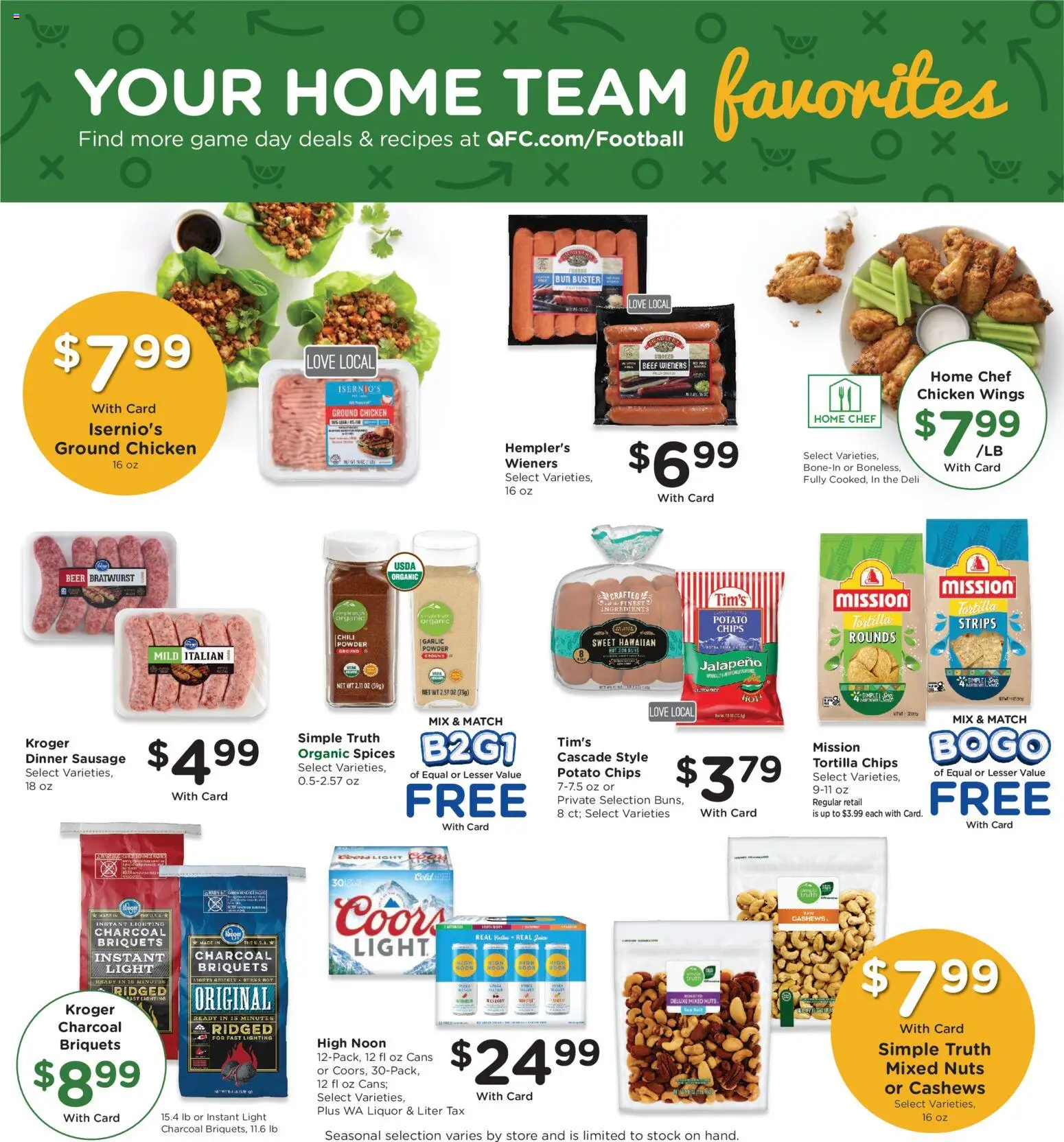 QFC Weekly Ad - WA - valid from 29.10.2025 | Page: 8 | Products: Juice, Beer, Spices, Garlic