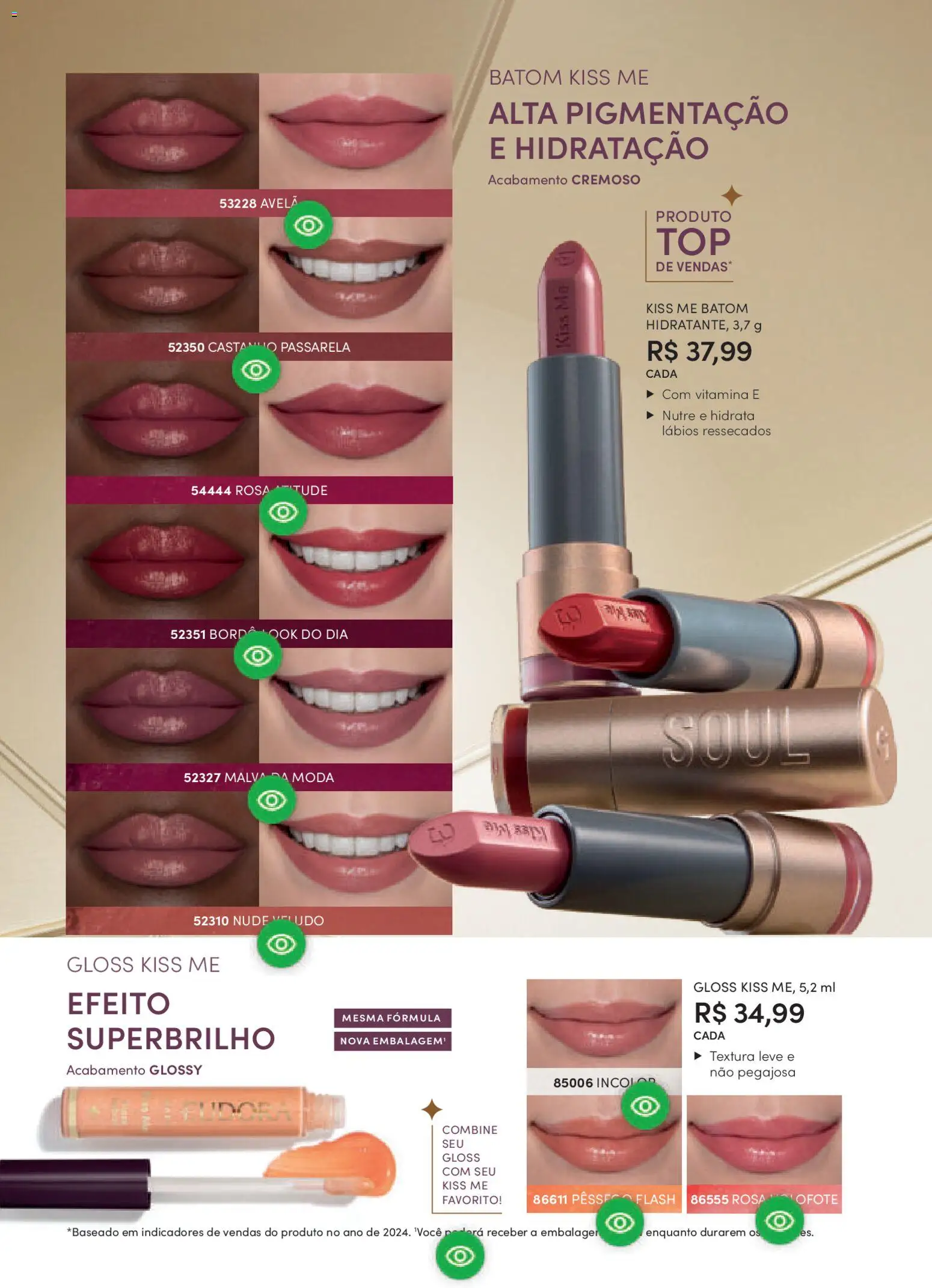 Eudora Folheto - válido de 08.01.2026 | Página: 97 | Produtos: Batom, Avelã