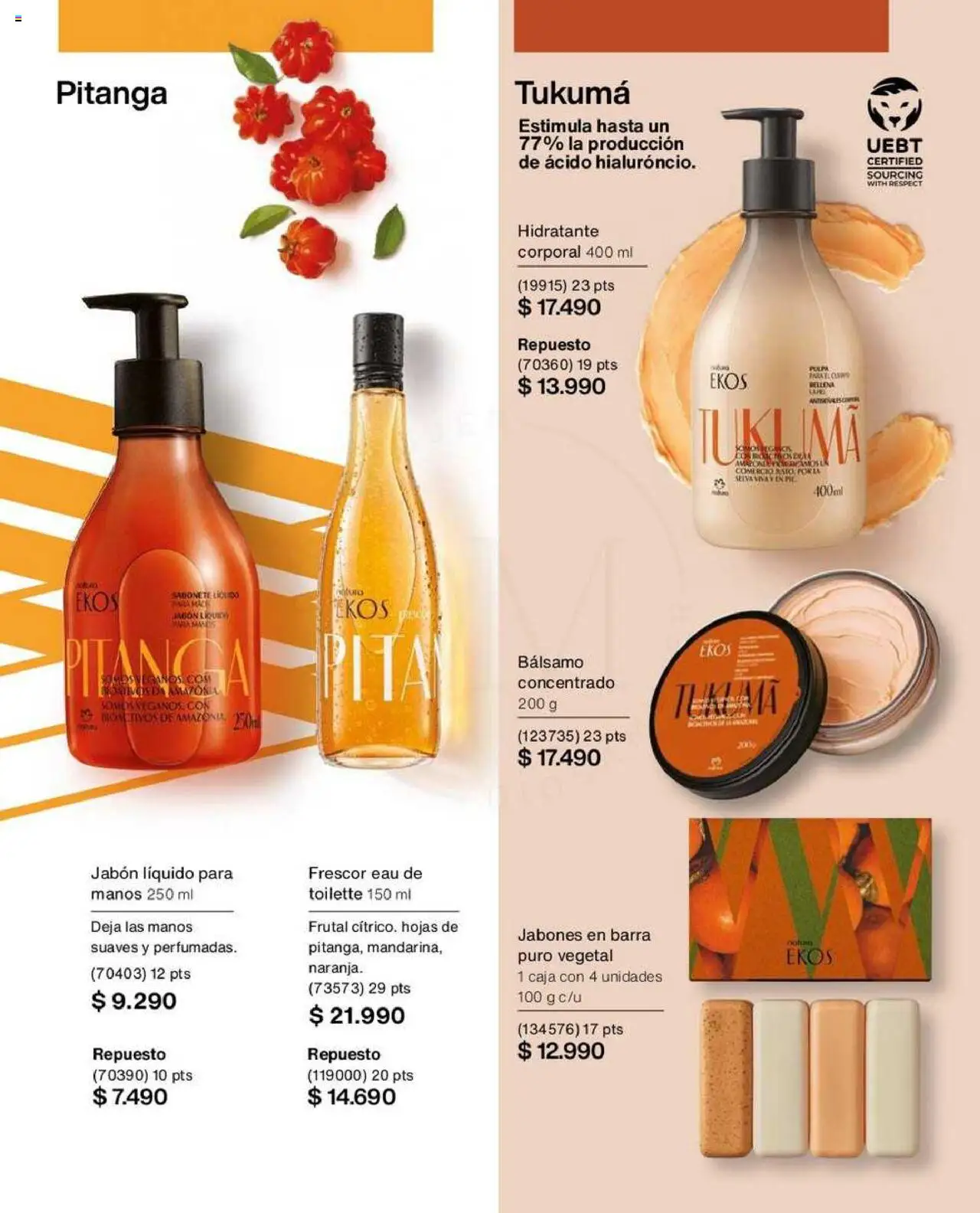 Natura catálogo │ válido desde el 07.07.2025 | Página: 95 | Productos: Bálsamo, Caja, Jabón, Jabón líquido