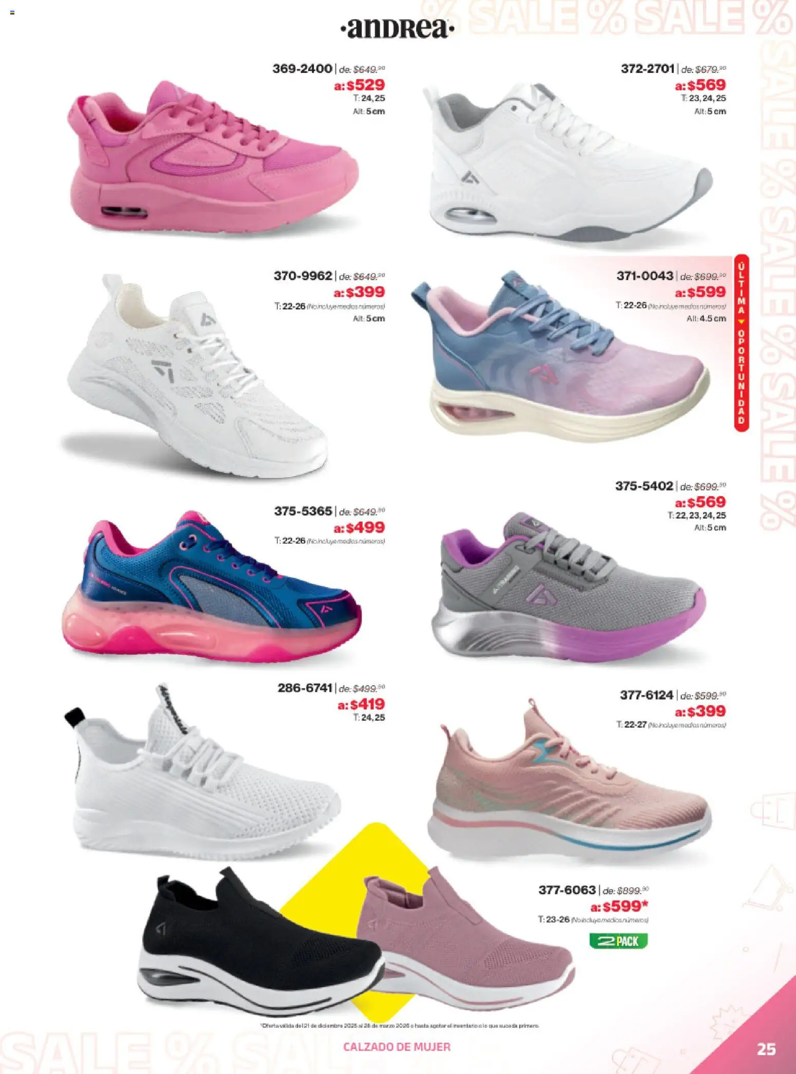 Nuevas ofertas de Andrea válidas en toda la República Mexicana desde el 21.12.2025. ¡Encuentra las mejores ofertas en Andrea catálogo Outlet! | Página: 25