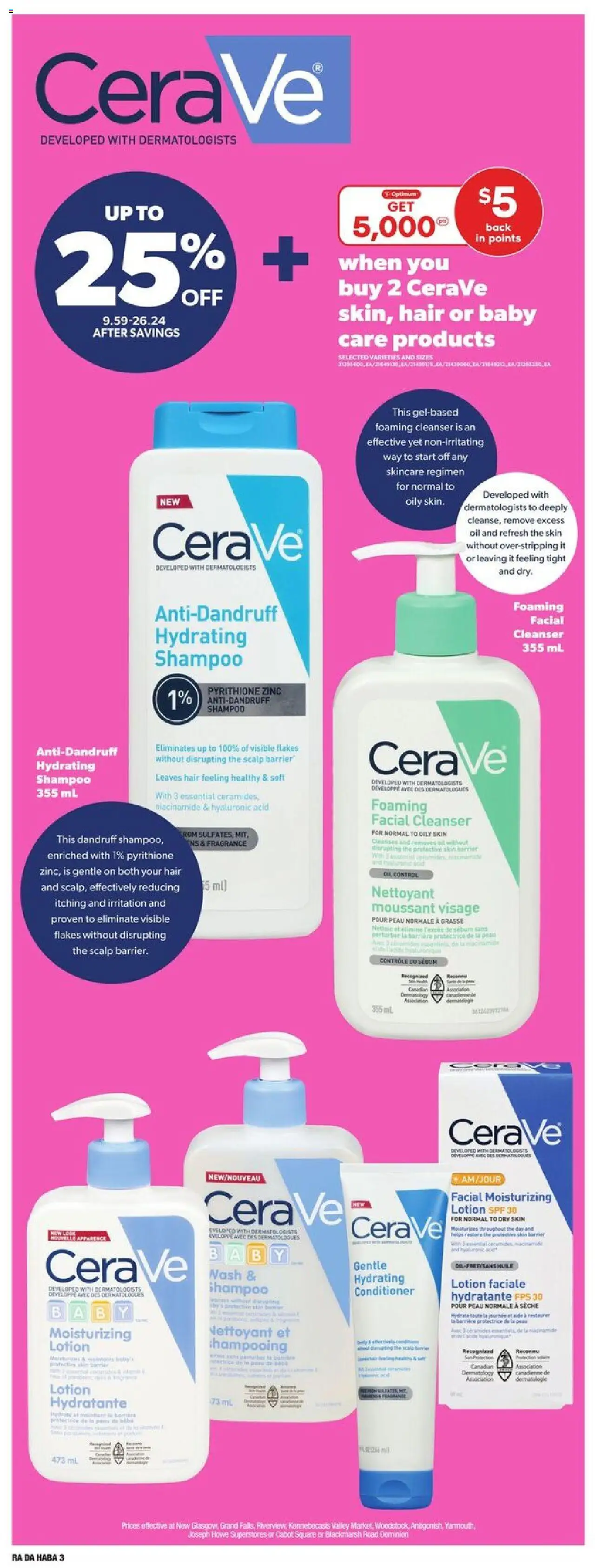 Atlantic Superstore flyer valid from 21.08.2025 | Page: 28 | Products: Flakes, Fragrance, Shampoo, Conditioner