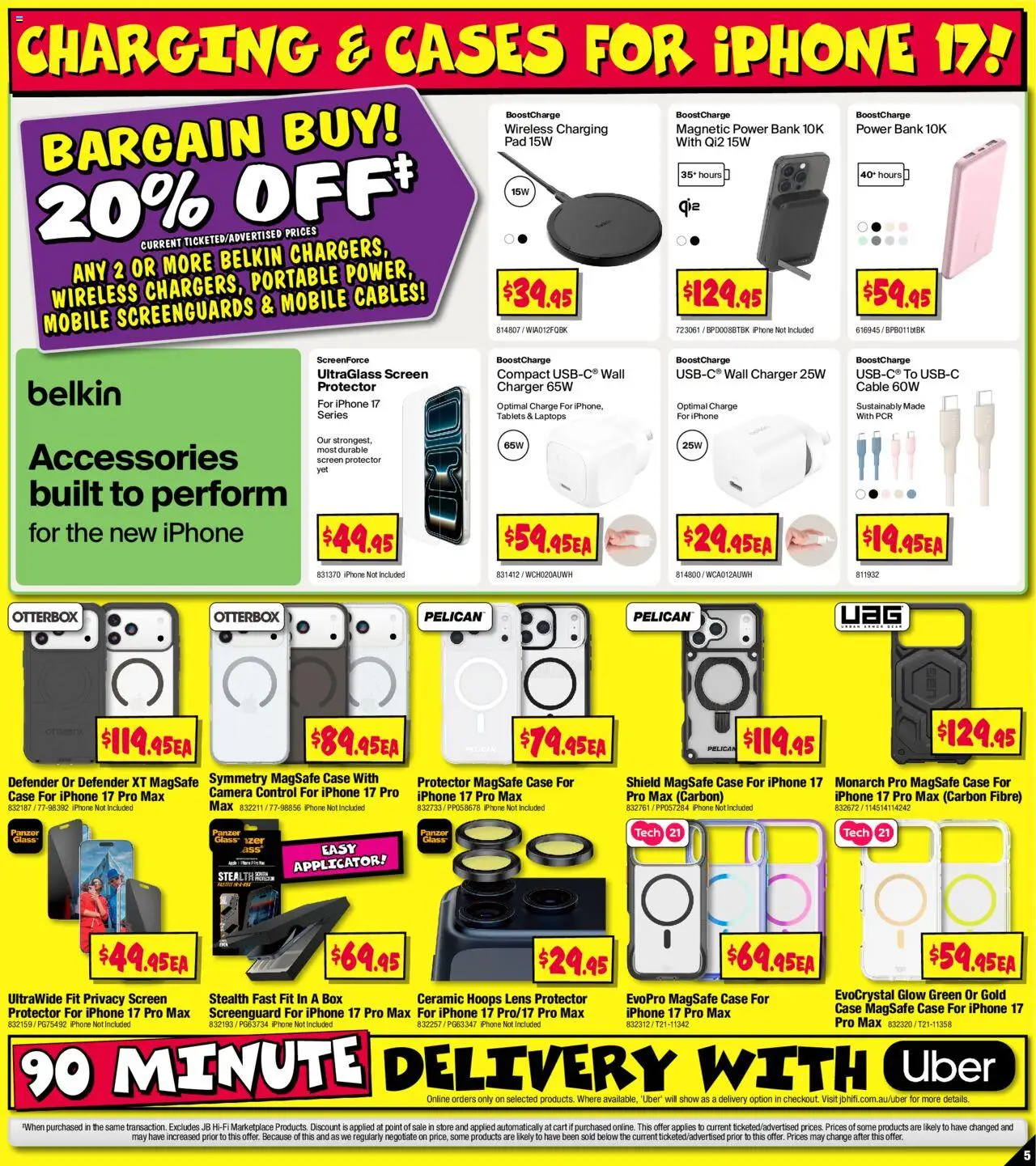 JB Hi-Fi catalogue - valid from 25.09.2025 | Page: 5 | Products: Cart, Cable, Mobile, Tablets