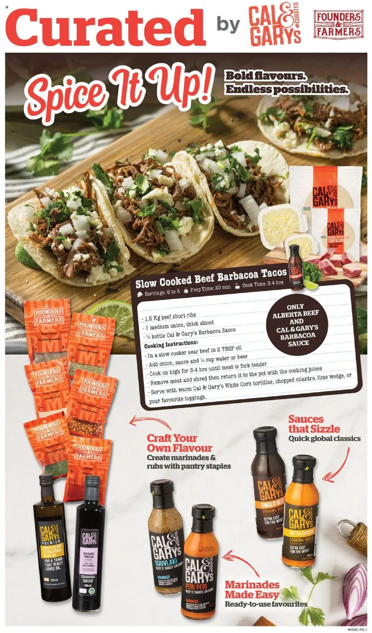 Calgary Co-op flyer valid from 16.10.2025 | Page: 4 | Products: Flakes, Cooker, Oil, Beer