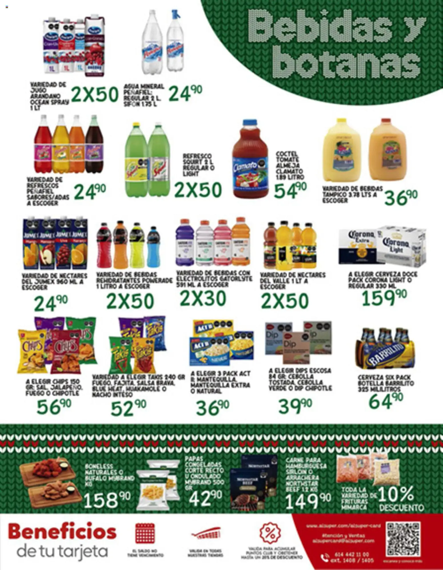 Nuevas ofertas de Alsuper válidas en toda la República Mexicana desde el 05.12.2025. ¡Encuentra las mejores ofertas en Alsuper folleto Laguna! | Página: 7 | Productos: Sal, Jugo, Cerveza, Botella