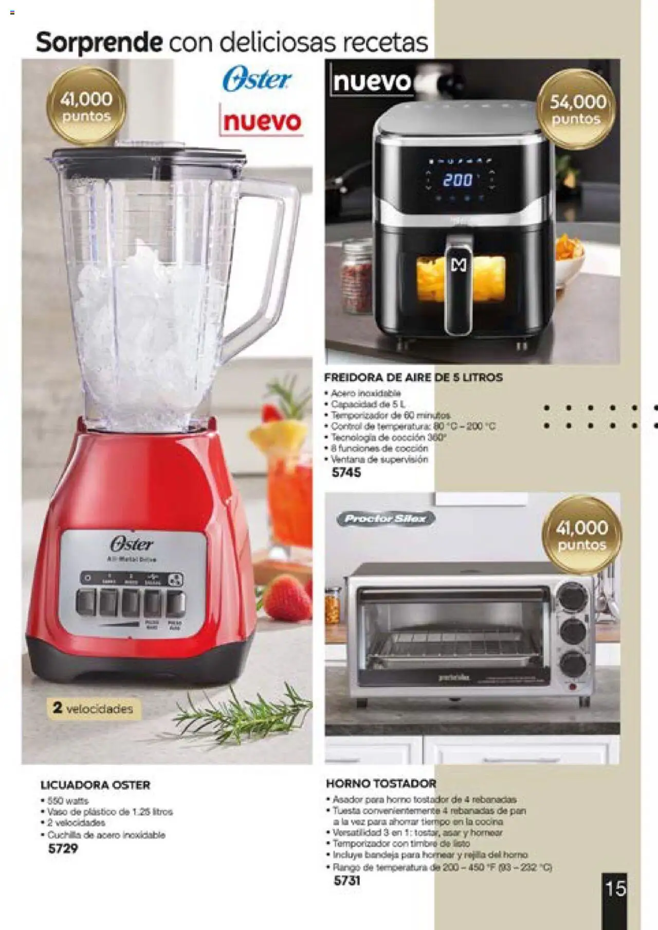 Nuevas ofertas de Fuller válidas en toda la República Mexicana desde el 13.06.2025. ¡Encuentra las mejores ofertas en Fuller catálogo Puntos! | Página: 15 | Productos: Timbre, Bandeja, Pan, Freidora