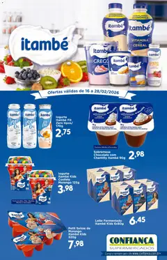 Confiança - Ofertas Itambé - Pré-Visualização do folheto da loja Confiança, válido de 16.02.2026