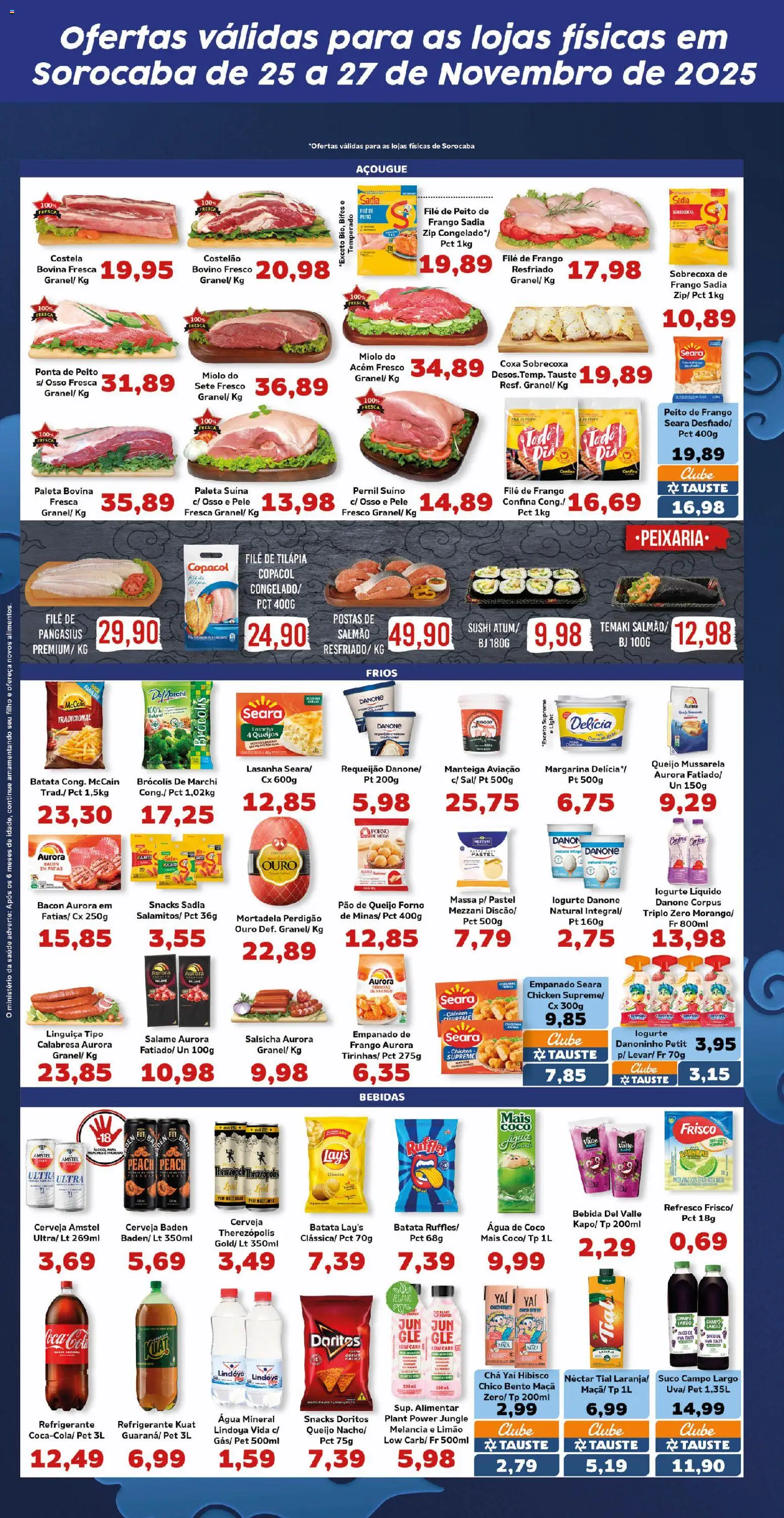 Tauste Folheto - válido de 25.11.2025 | Página: 4 | Produtos: Acém, Filé de frango, Pernil, Margarina