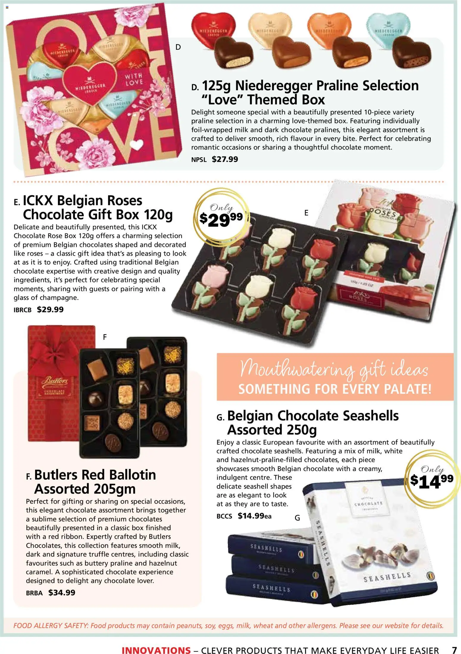 Innovations catalogue - valid from 26.03.2026 | Page: 7 | Products: Box, Milk, Chocolate, Allergy