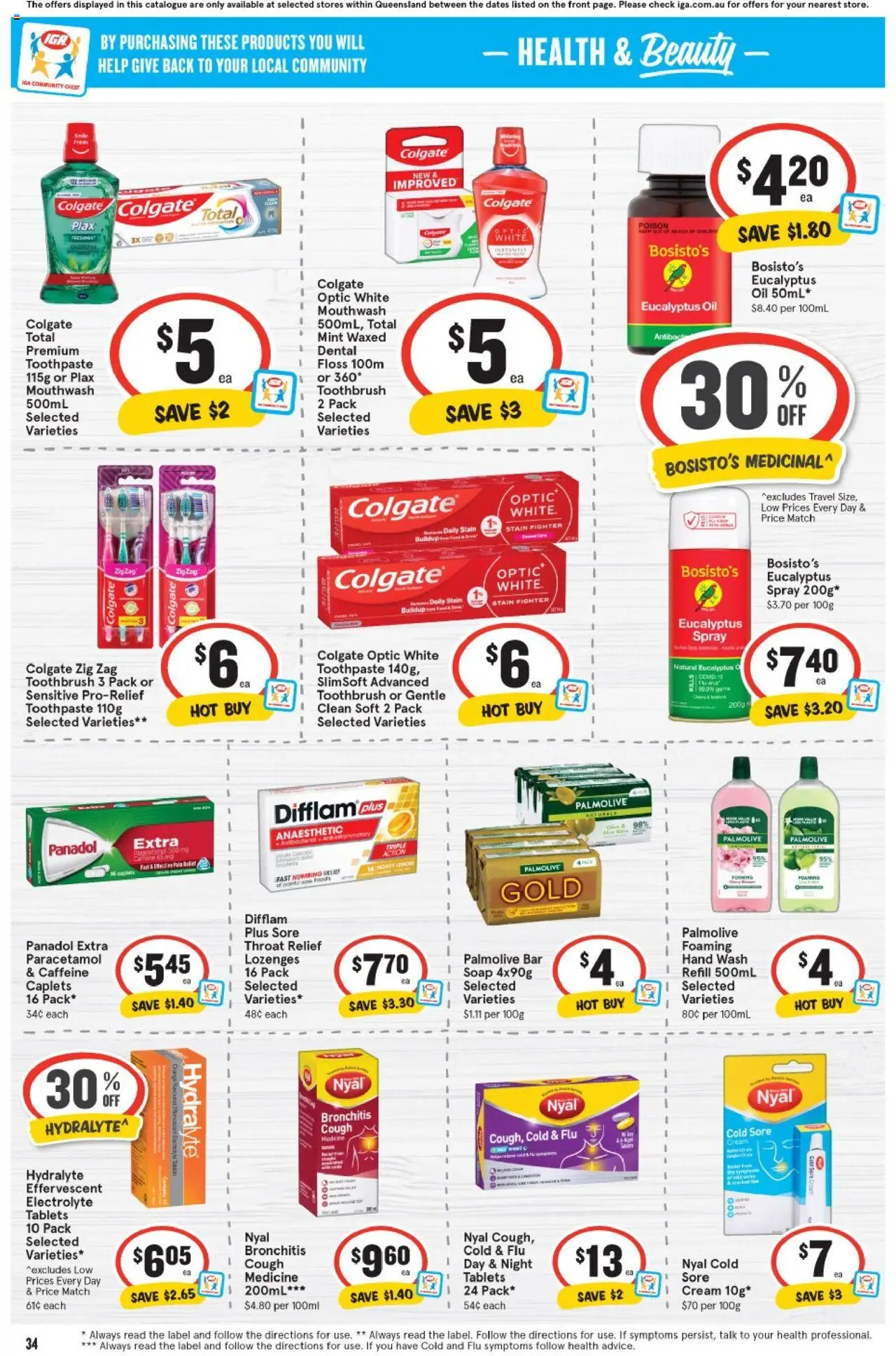 IGA catalogue - valid from 20.08.2025 | Page: 31 | Products: Soap, Toothpaste, Mouthwash, Hand wash