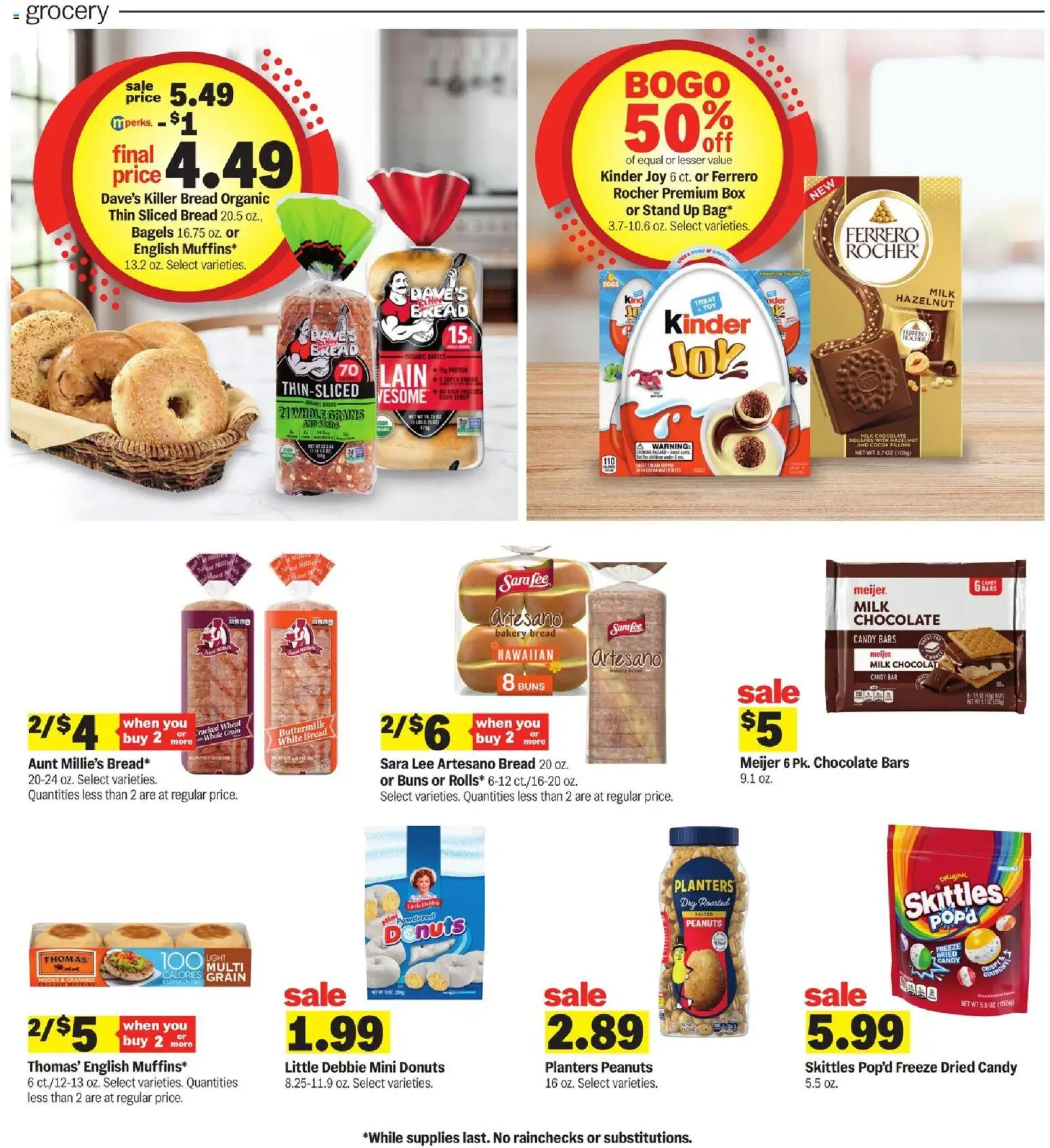 Meijer Weekly Ad - MI - valid from 08.04.2026 | Page: 13 | Products: Corn, Lathe, Milk, Nuts