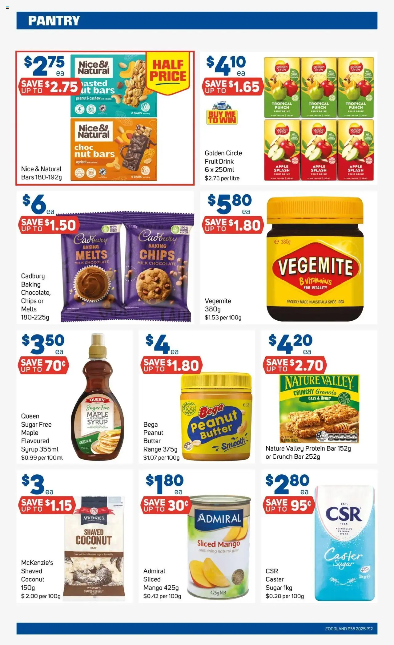 Foodland catalogue - valid from 27.08.2025 | Page: 12 | Products: Milk, Honey, Chips, Vegemite