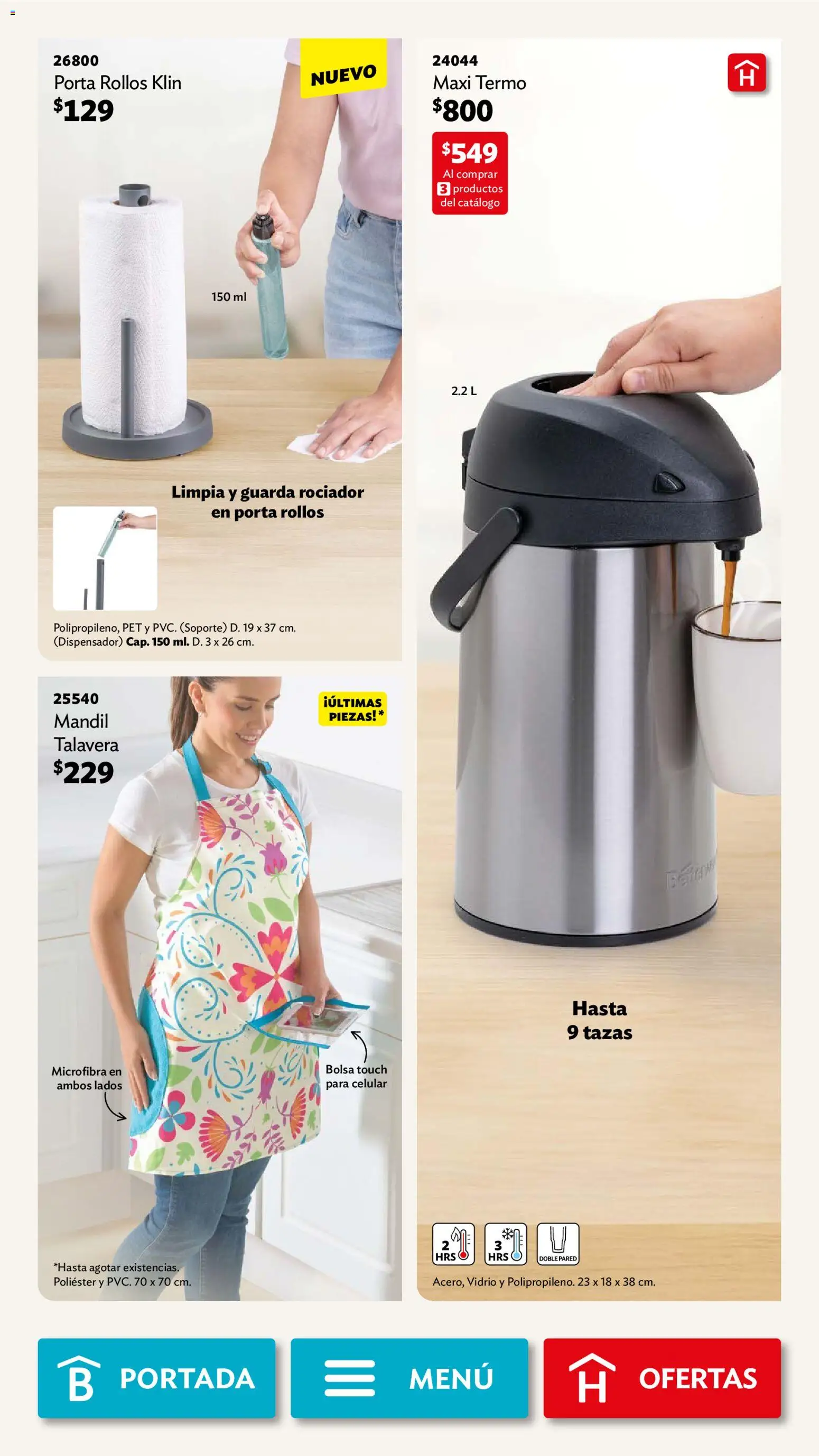 Nuevas ofertas de Betterware válidas en toda la República Mexicana desde el 02.02.2026. ¡Encuentra las mejores ofertas en Betterware campaña 2 2026! | Página: 59 | Productos: Bolsa, Termo