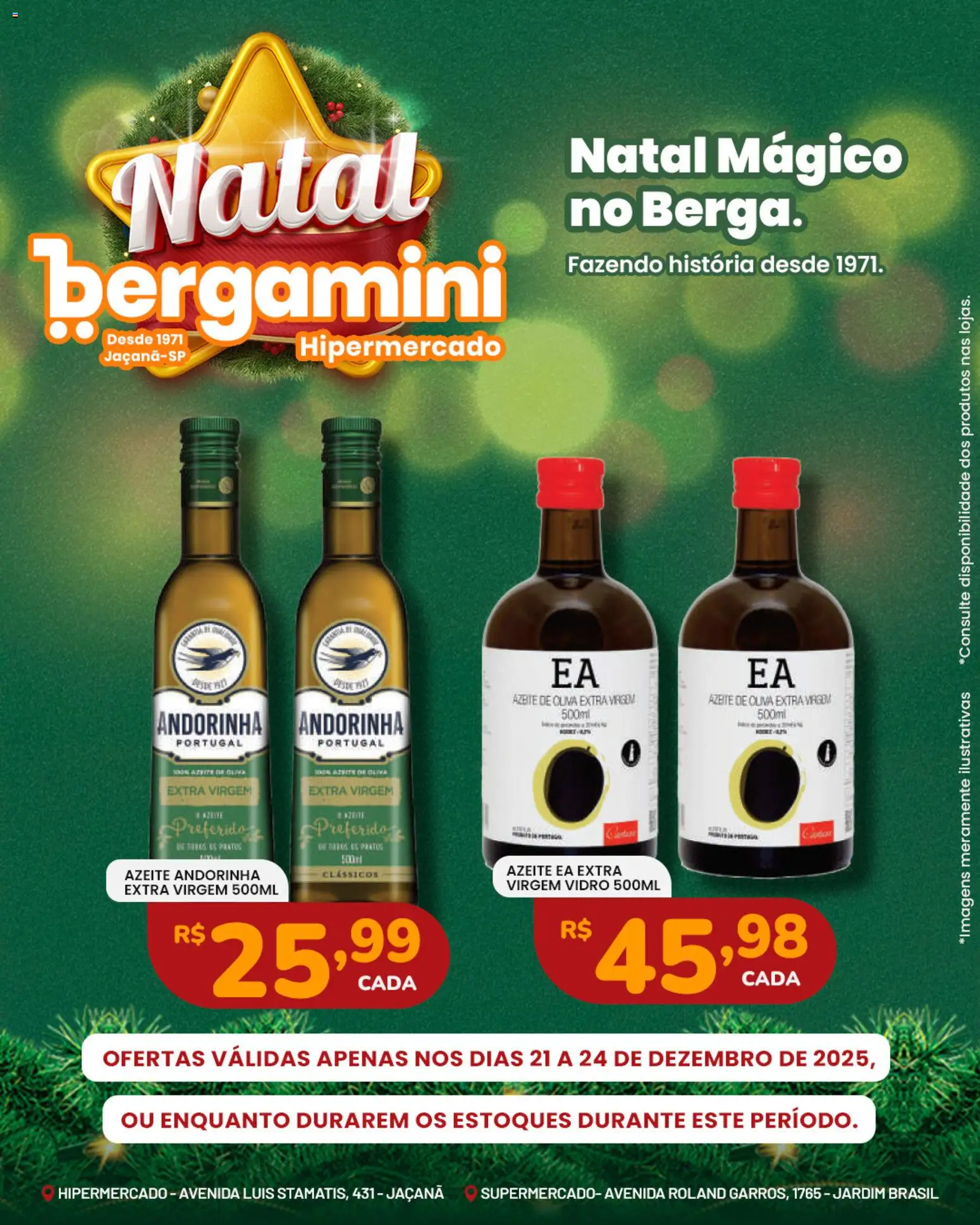 Supermercado Bergamini Folheto - válido de 21.12.2025 | Página: 21 | Produtos: Azeite
