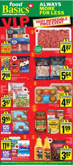 Preview of Food Basics weekly flyer - Cornwall from shop Food Basics valid from 19.03.2026
