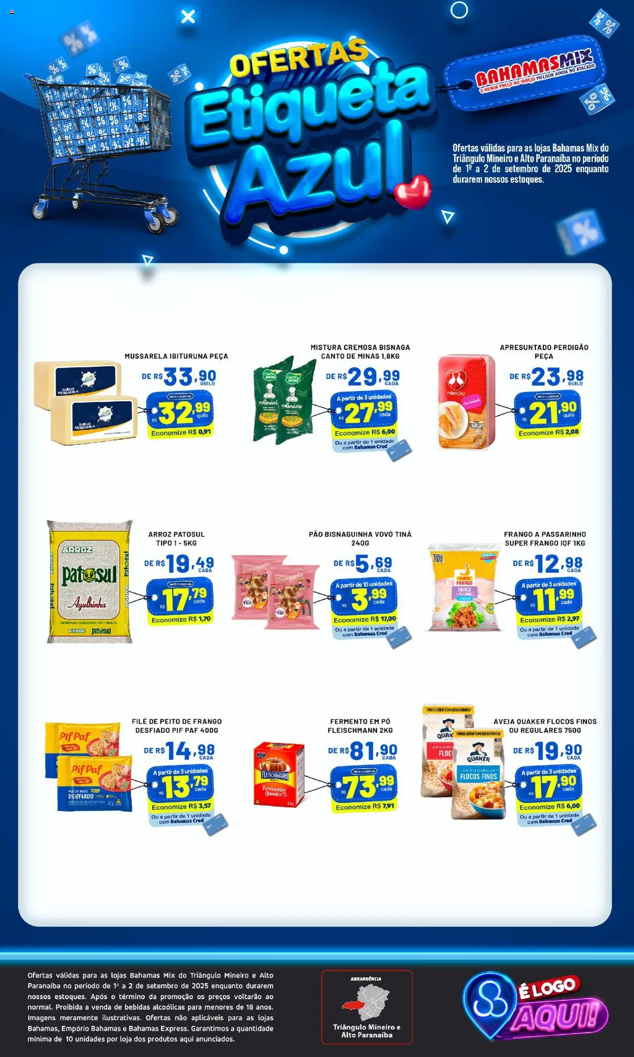 Bahamas Mix Folheto - válido de 01.09.2025 | Página: 1 | Produtos: Pão, Arroz, Flocos, Frango